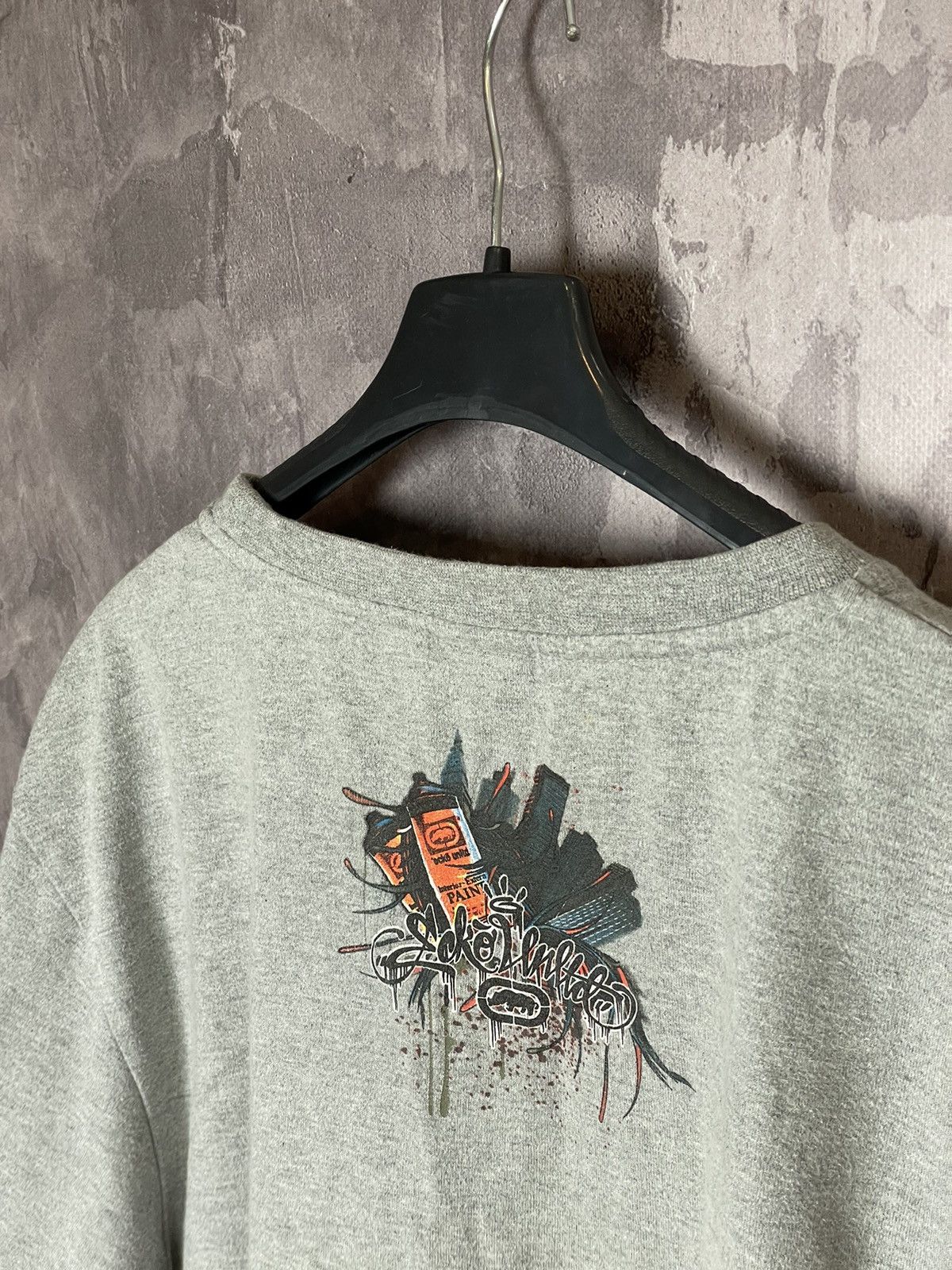 Ecko Unltd. × Vintage Vintage ECKO Unlimited Graffiti T Shirt Getting up Size US XXL / EU 58 / 5 - 11 Thumbnail