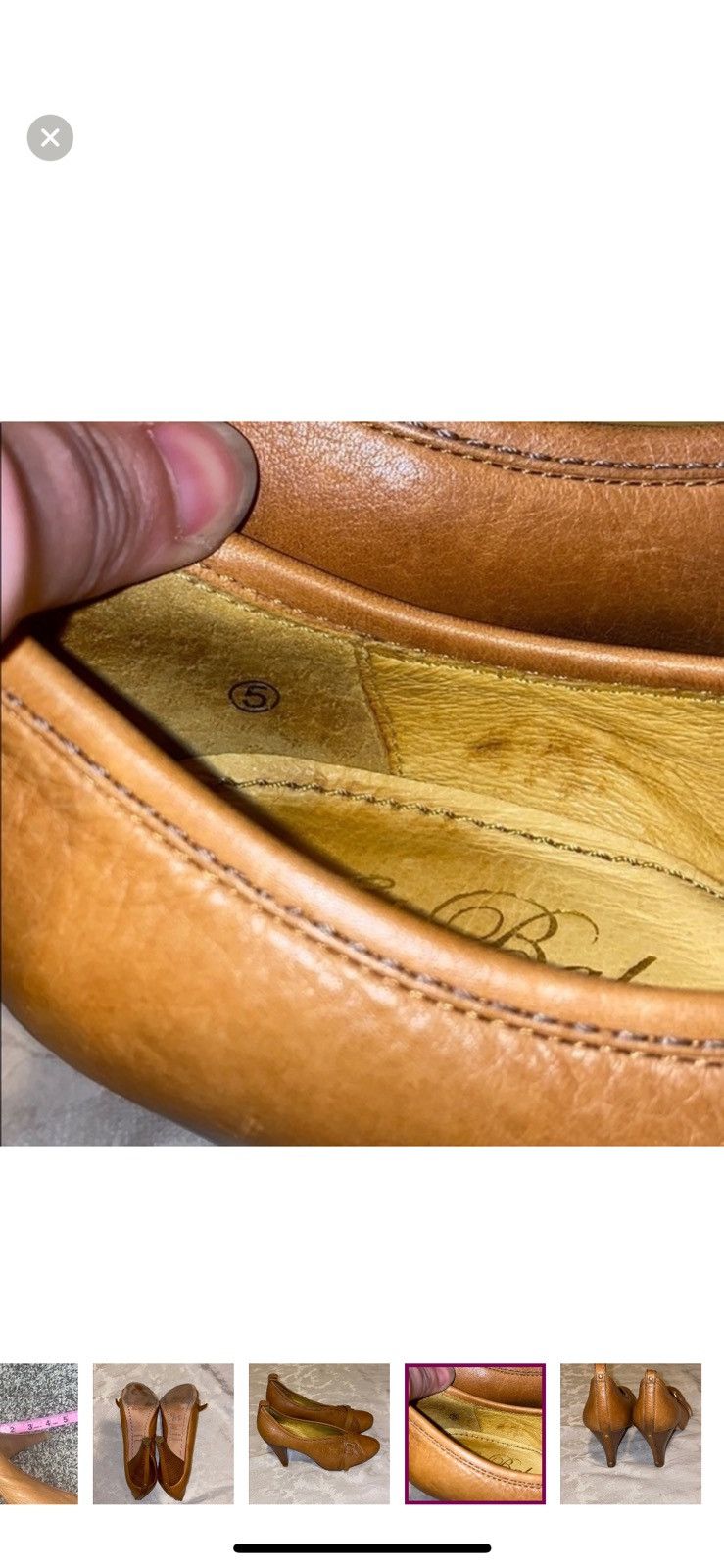 Ted Baker Ted baker buckle detailed cognac heels size 7 Size US 7.5 / IT 37.5 - 6 Thumbnail