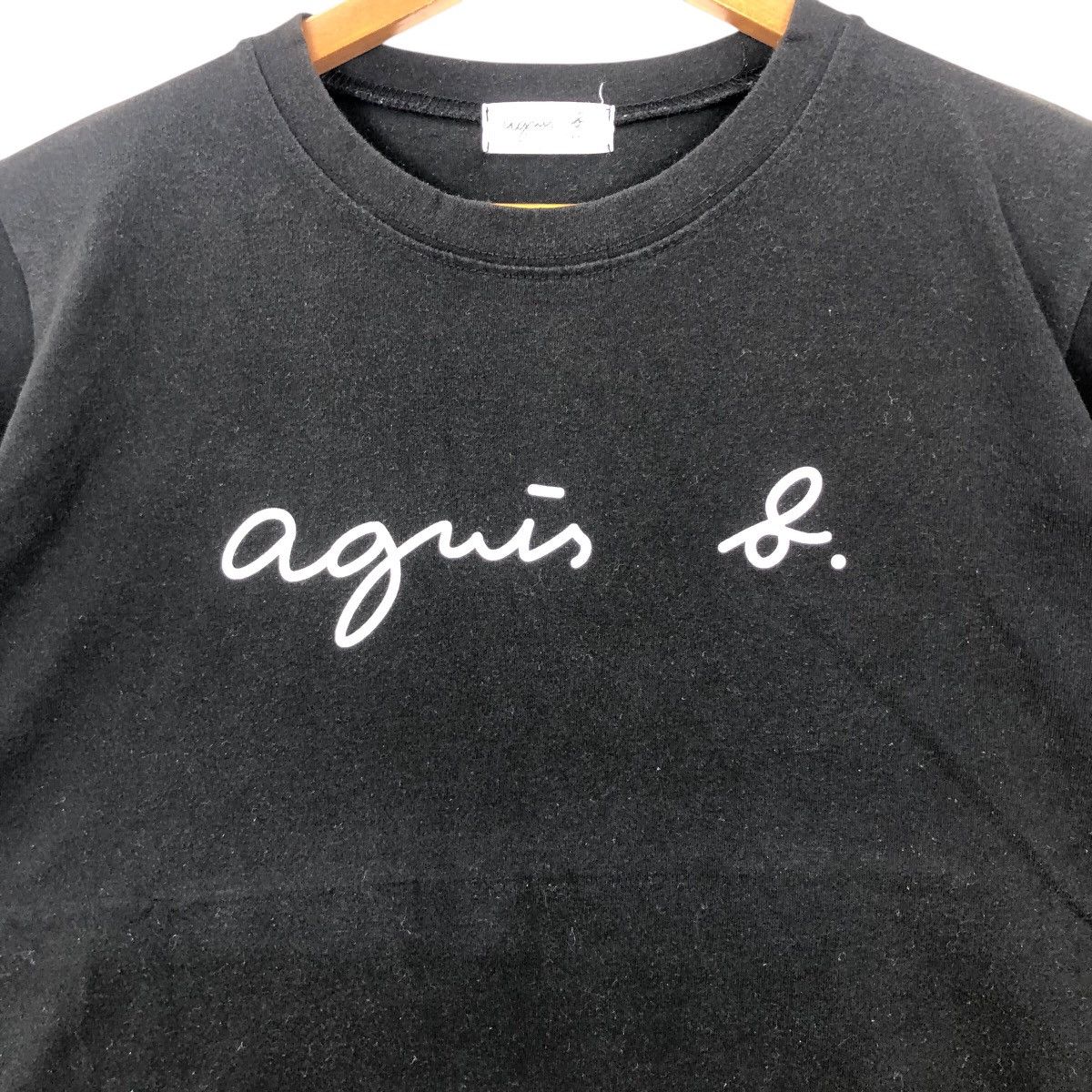 agnes b. Agnes B T-Shirt Big Logo Size M / US 6-8 / IT 42-44 - 3 Thumbnail
