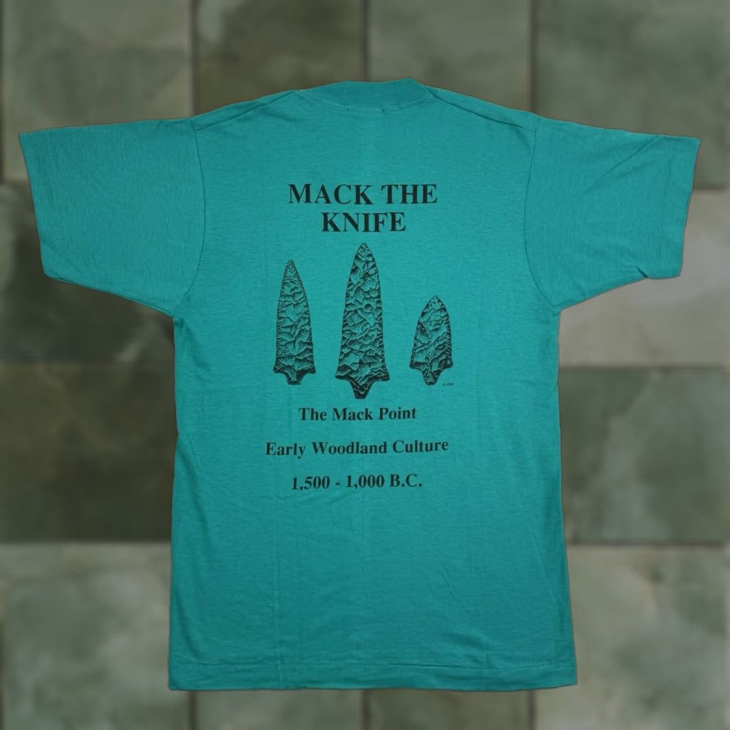 Fruit Of The Loom VINTAGE Fruit of the Loom T-Shirt Adult Small Blue Fossils Artifacts 90s Mens Size US S / EU 44-46 / 1 - 1 Thumbnail