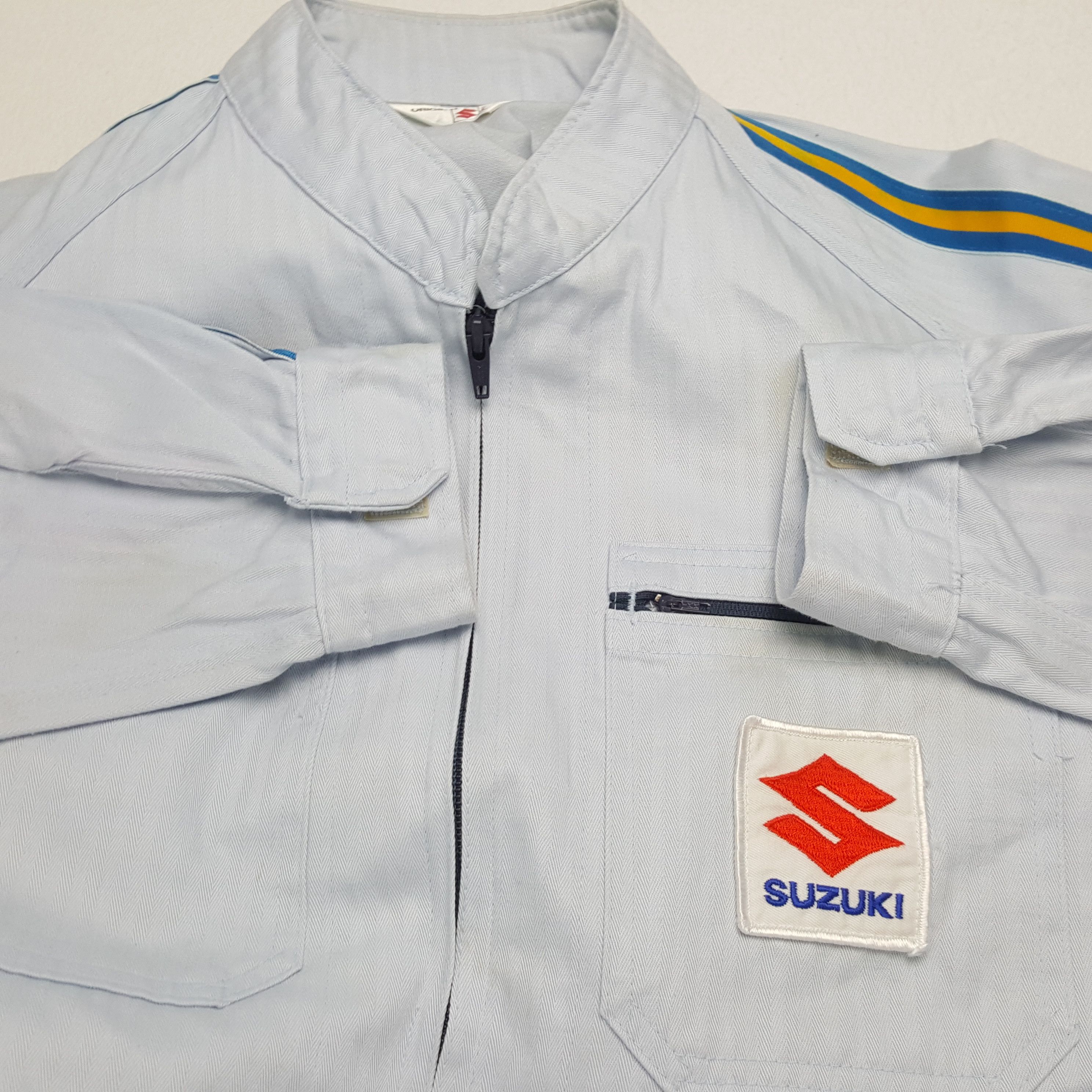 Japanese Brand × Vintage SUZUKI Workwear Racing Crew Style Coverall Jacket Size US M / EU 48-50 / 2 - 13 Thumbnail