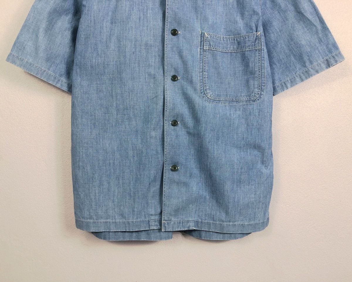 Lemaire × Uniqlo Rare Uniqlo X Lemaire Denim Button Ups Shirt Size US M / EU 48-50 / 2 - 4 Thumbnail