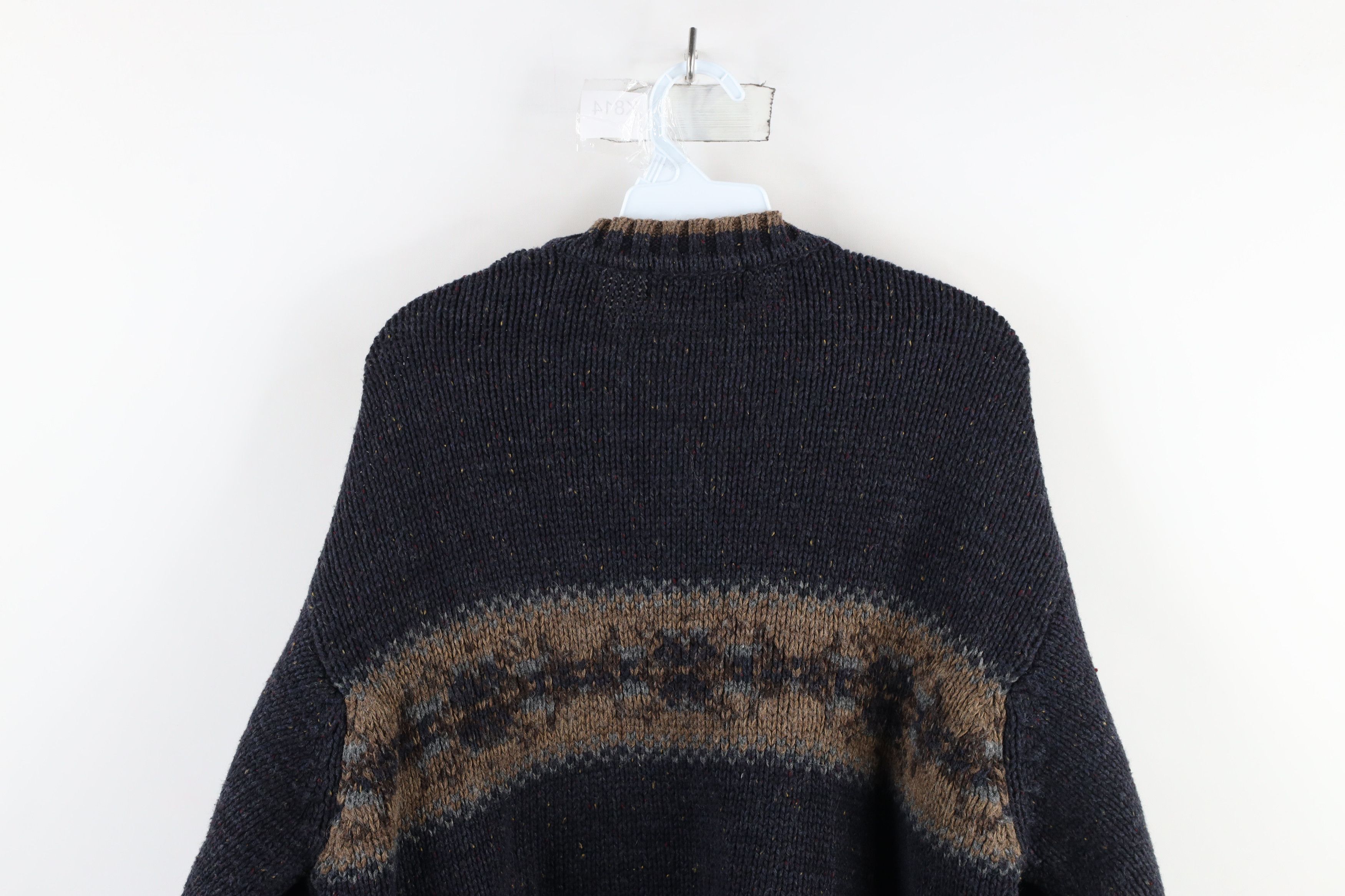 Vintage Vintage 90s Streetwear Wool Blend Knit Fair Isle Sweater Size US XL / EU 56 / 4 - 7 Thumbnail