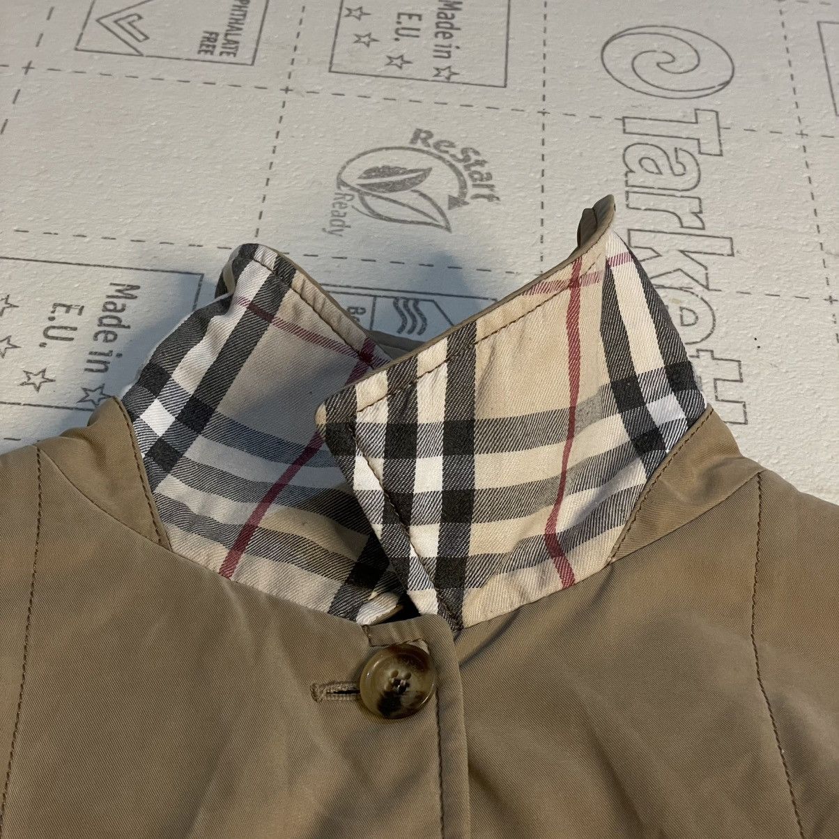 Burberry Burberry Quilted VINTAGE Jacket Nova check Diamond women's Size L / US 10 / IT 46 - 11 Thumbnail