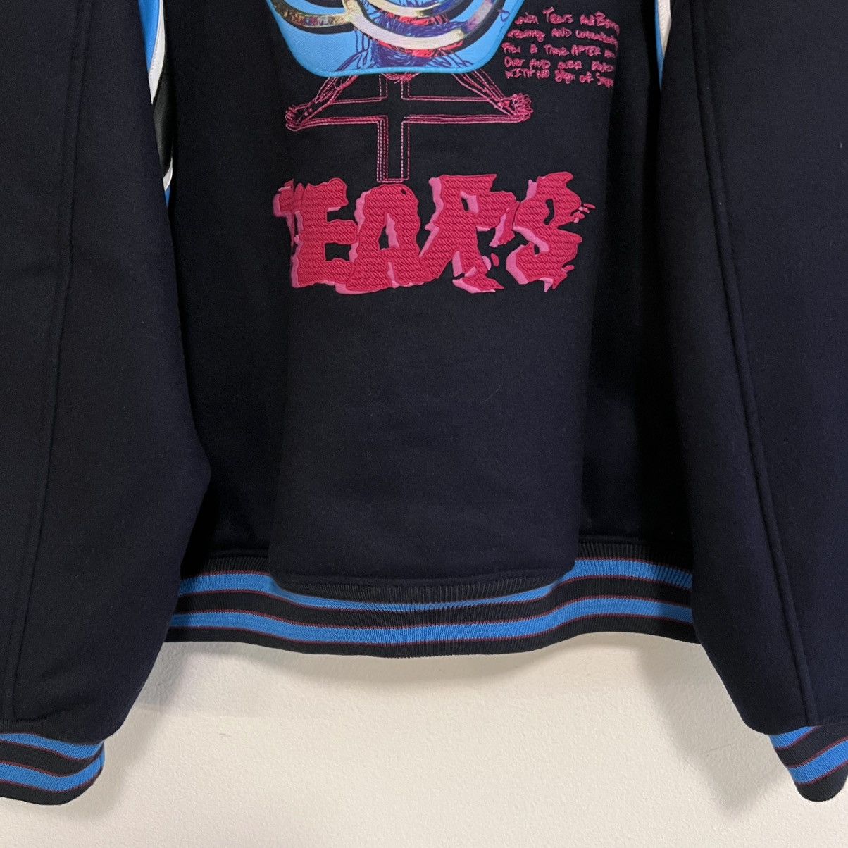 (B).Stroy × DENIM TEARS bstroy x denim tears varsity jacket Size US XXL / EU 58 / 5 - 7 Thumbnail