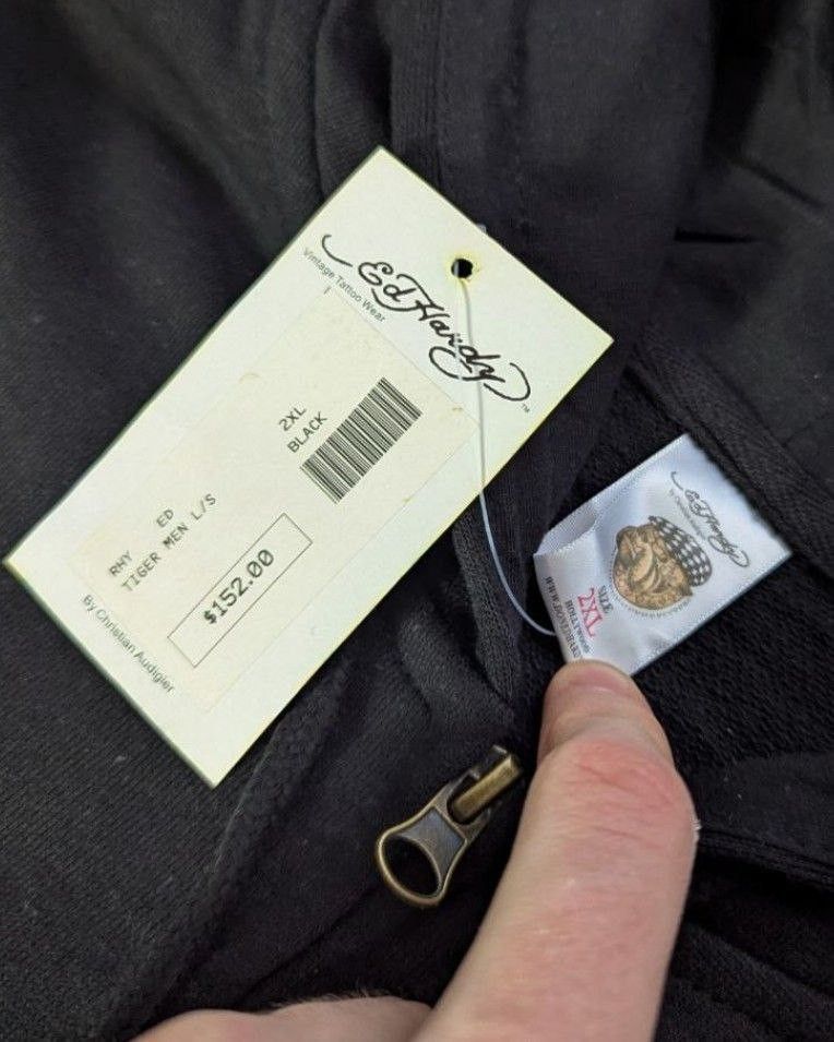 Ed Hardy NEW ED HARDY ZIP-UP by Christian Audigier FAST SALE Size US XL / EU 56 / 4 - 5 Thumbnail