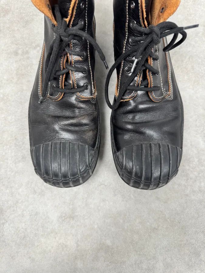 Maison Margiela Maison Margiela Cut Black Leather Boots Size US 10 / EU 43 - 4 Thumbnail