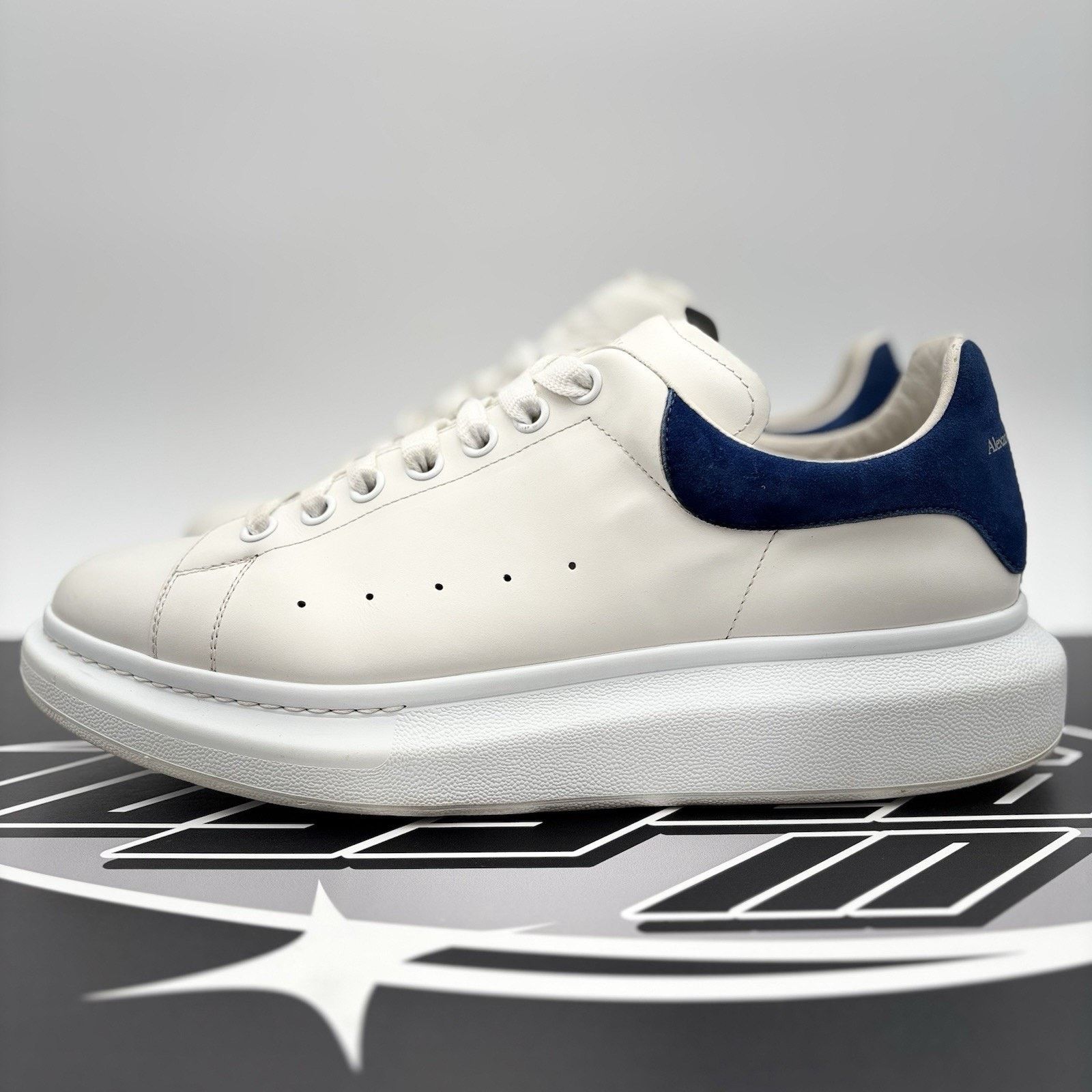 Alexander McQueen Alexander McQueen Oversized ' White, Blue ' | GREAT COND! Size US 12 / EU 45 - 1 Thumbnail