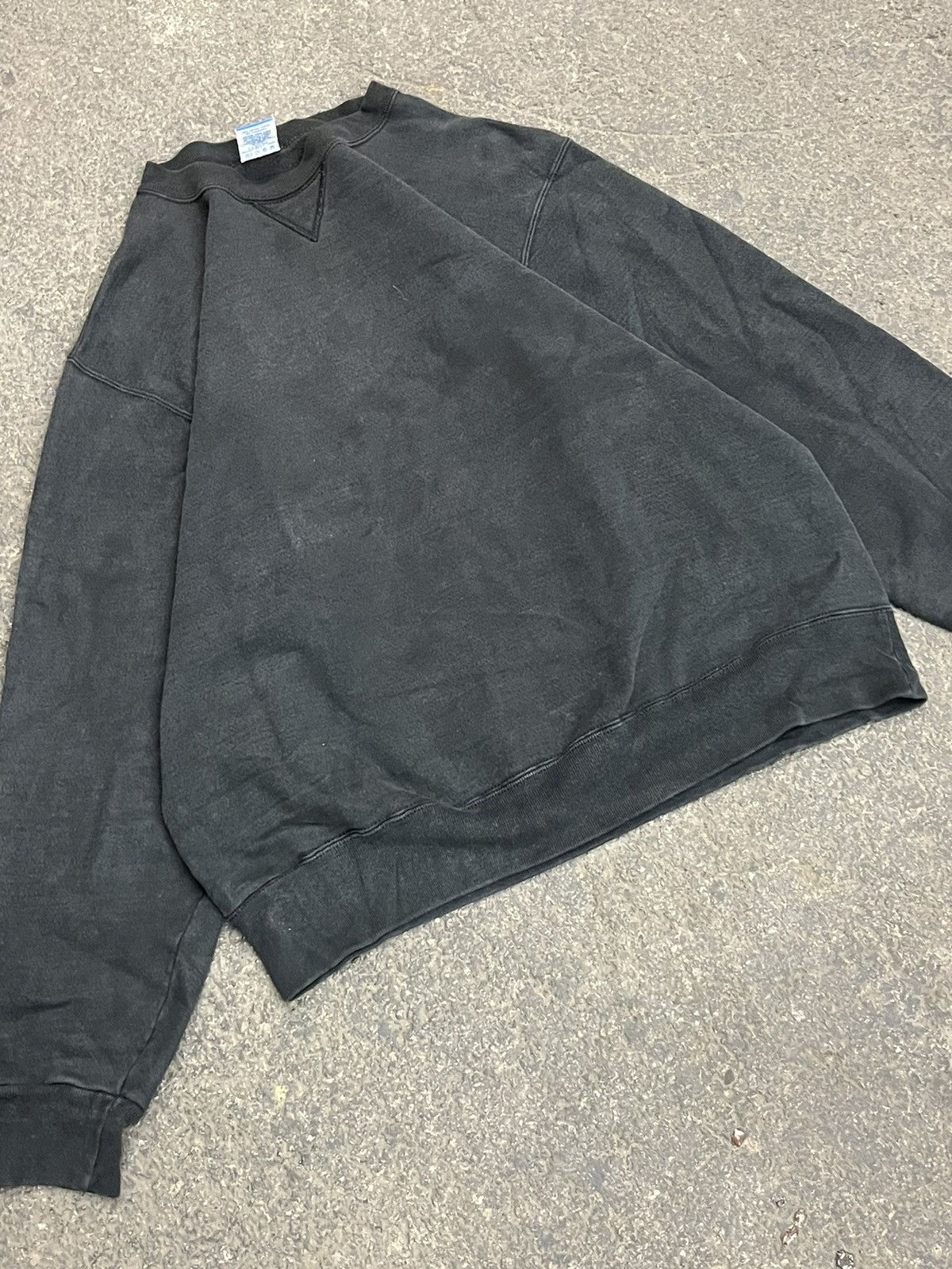 Champion × Vintage Champion 90s blank sweatshirt black vintage hype skater Size US XL / EU 56 / 4 - 7 Thumbnail