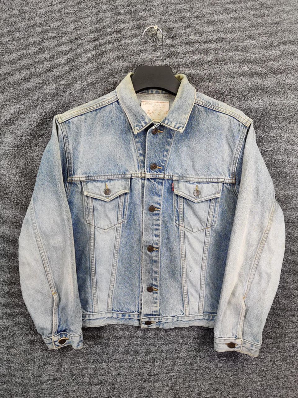 Levi's Vintage 90s Levis Denim Trucker Wash Jacket Size US M / EU 48-50 / 2 - 1 Thumbnail