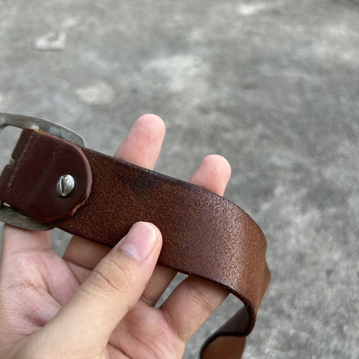 Kapital Vintage Number Nine leather belt Size ONE SIZE - 16 Thumbnail
