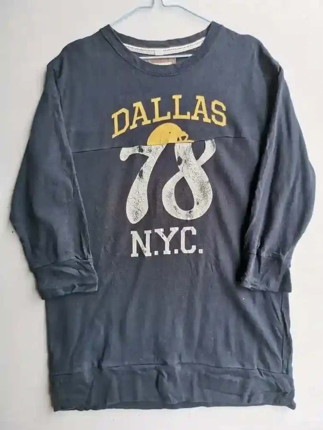 Vintage Vintage Discus Dallas N.Y.C Sweatshirt Size US L / EU 52-54 / 3 - 1 Thumbnail