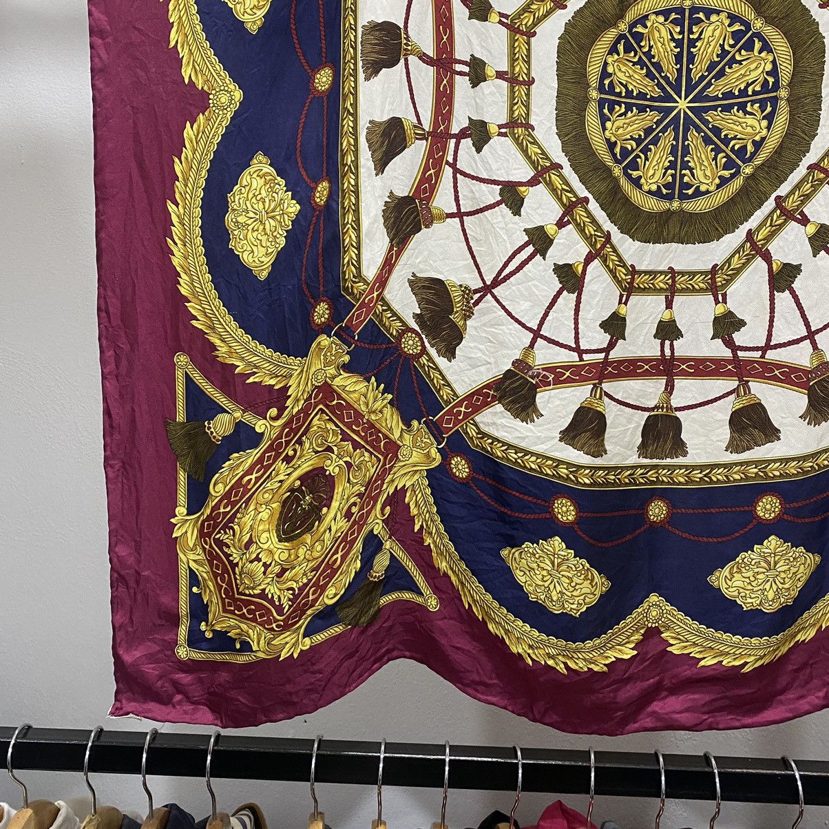 Lancel × Vintage Lancel 35” x 35” Silk Satin Scarf 90s LV CK Size ONE SIZE - 4 Thumbnail