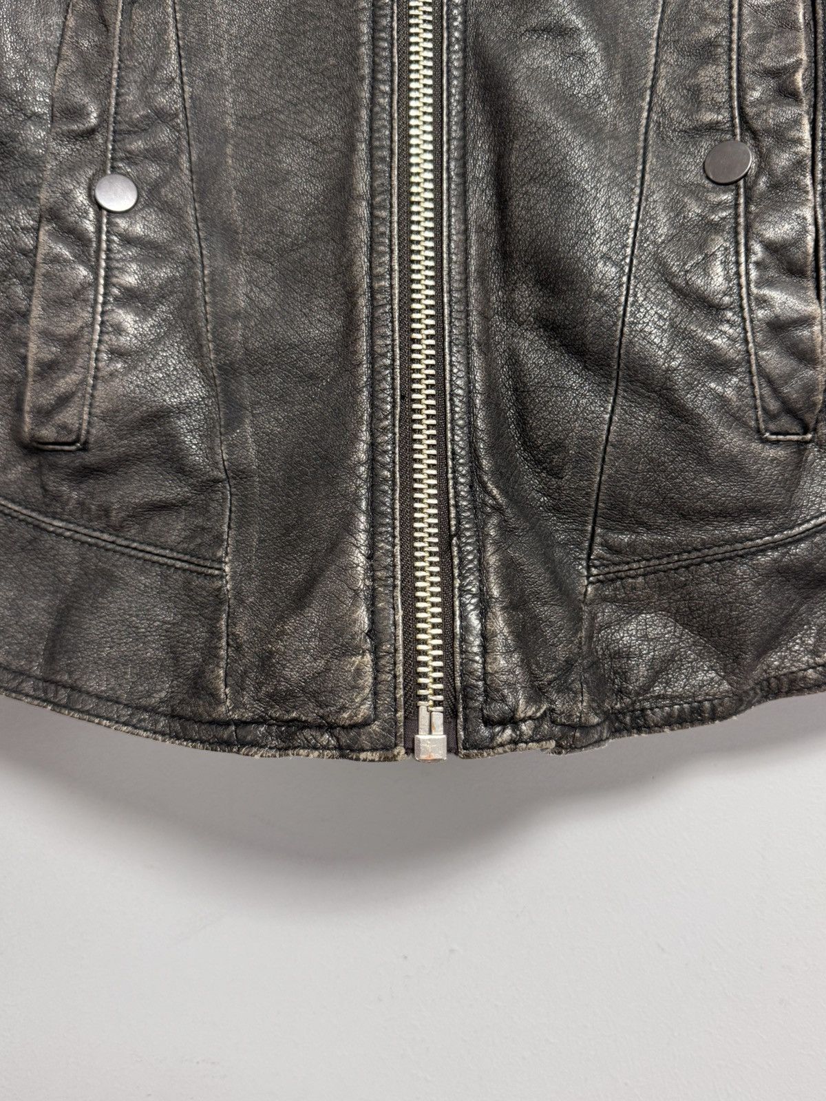 G-STAR FAE LEATHER Biker Jacket Women’s Size S