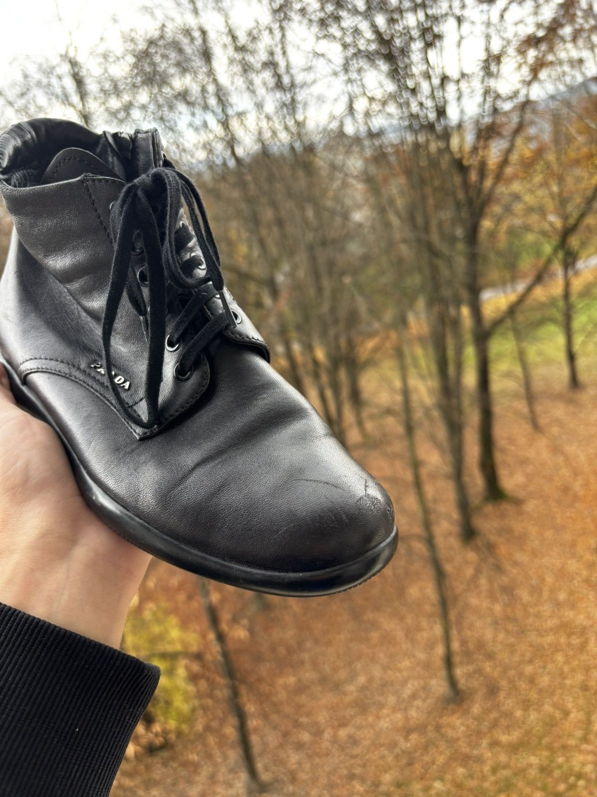 Prada Prada vintage leather boots Women Size 37 Size US 7 / IT 37 - 7 Thumbnail