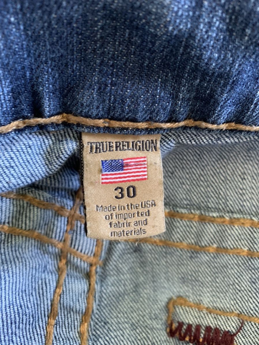 True Religion Vintage True Religion Geno W Flap Super T relaxed slim jeans Size US 30 / EU 46 - 6 Thumbnail