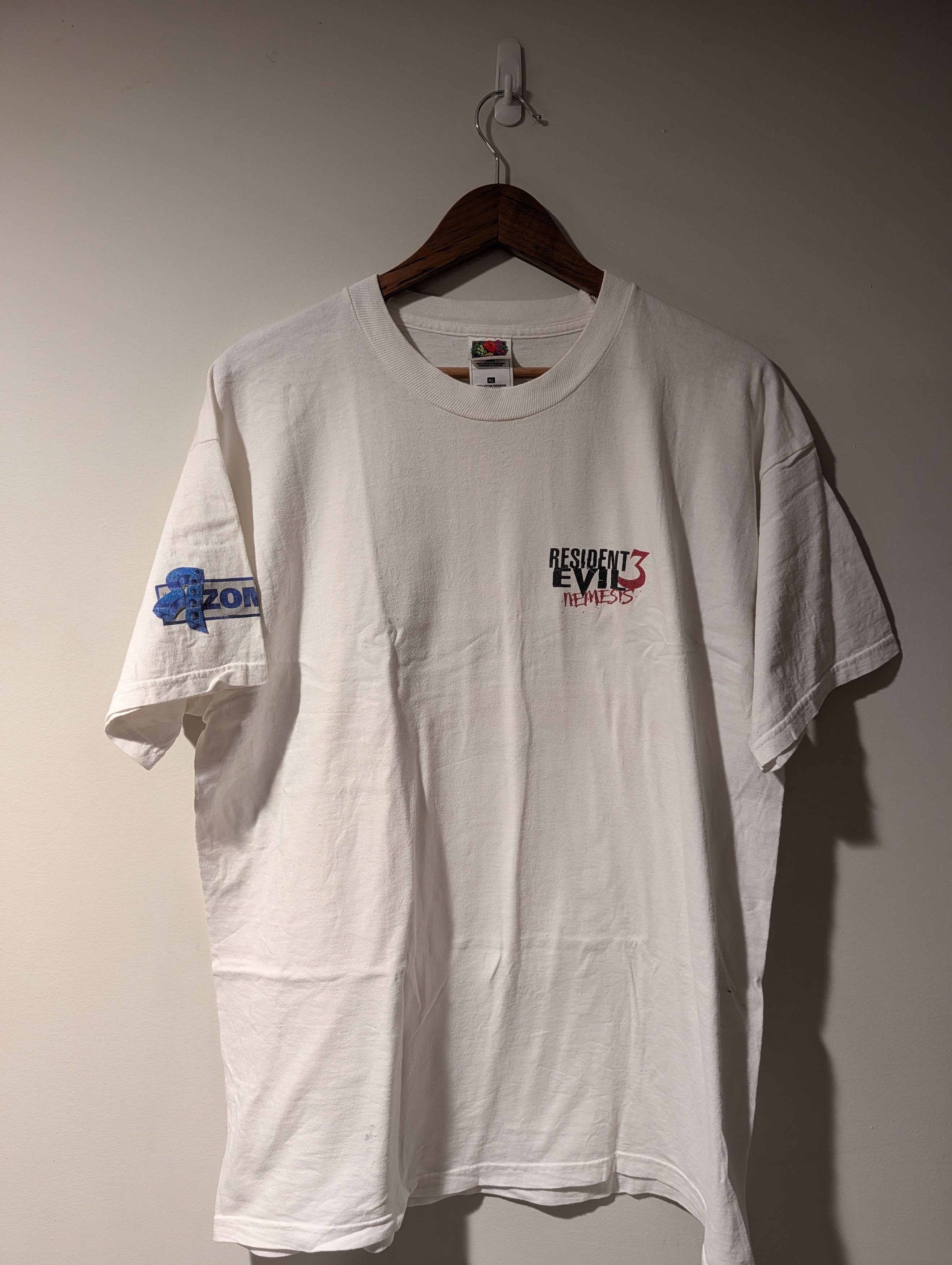 Playstation Vintage Resident Evil 3 Nemesis T-Shirt Capcom Promo PS1 Size US XL / EU 56 / 4 - 3 Thumbnail