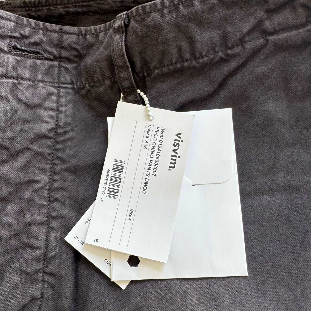 Visvim VISVIM SS24 FIELD CHINO PANTS DMGD BLACK Size US 34 / EU 50 - 5 Thumbnail