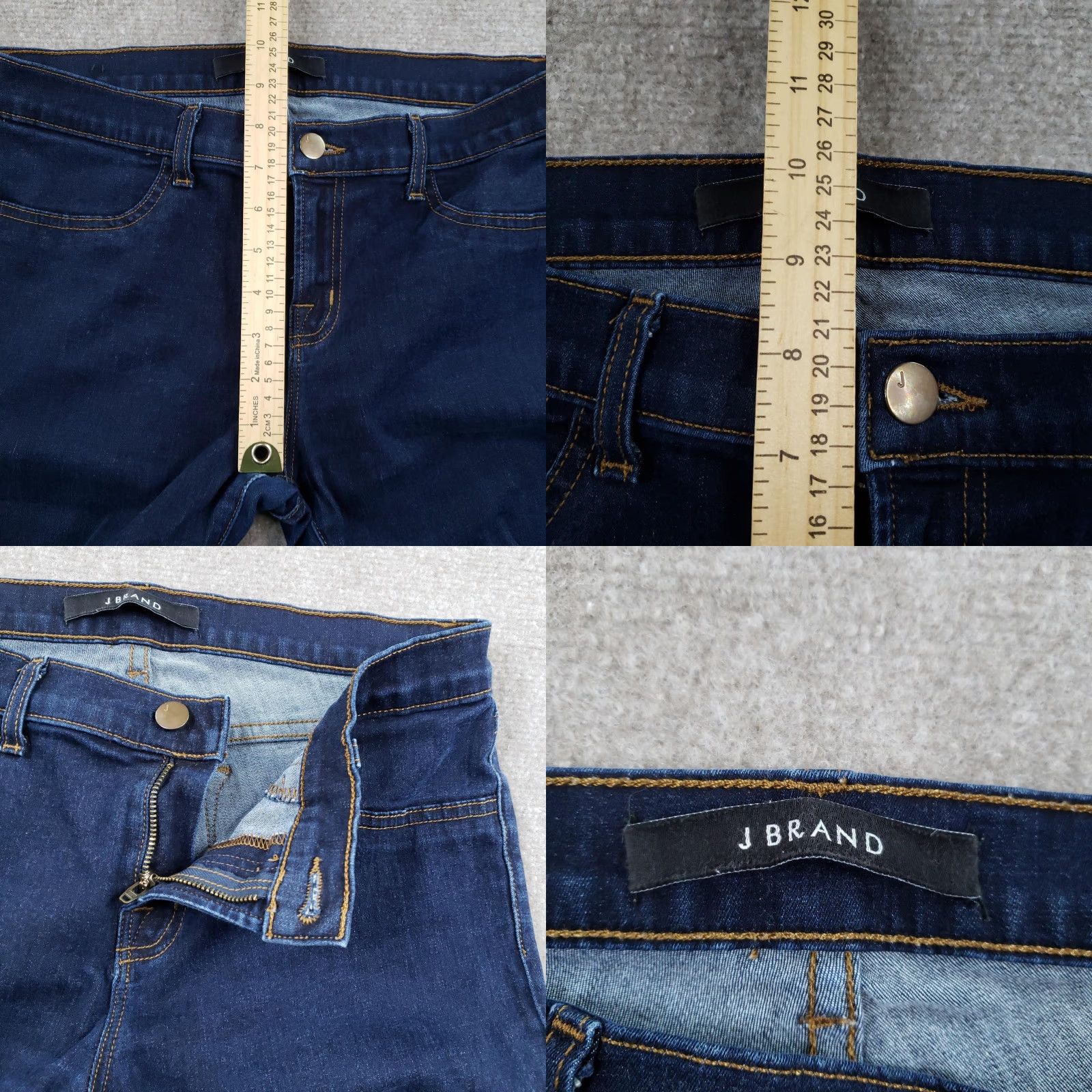 J Brand J Brand Jeans Womens 30 Dark Wash Super Skinny Starless Stretch Made in USA Womens Size 30" / US 8 / IT 44 - 8 Thumbnail