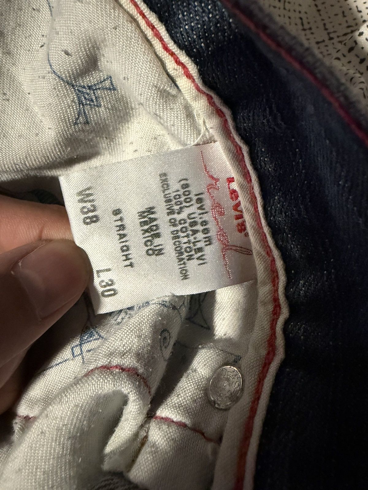 Levi's levis RED jeans Size US 30 / EU 46 - 9 Thumbnail