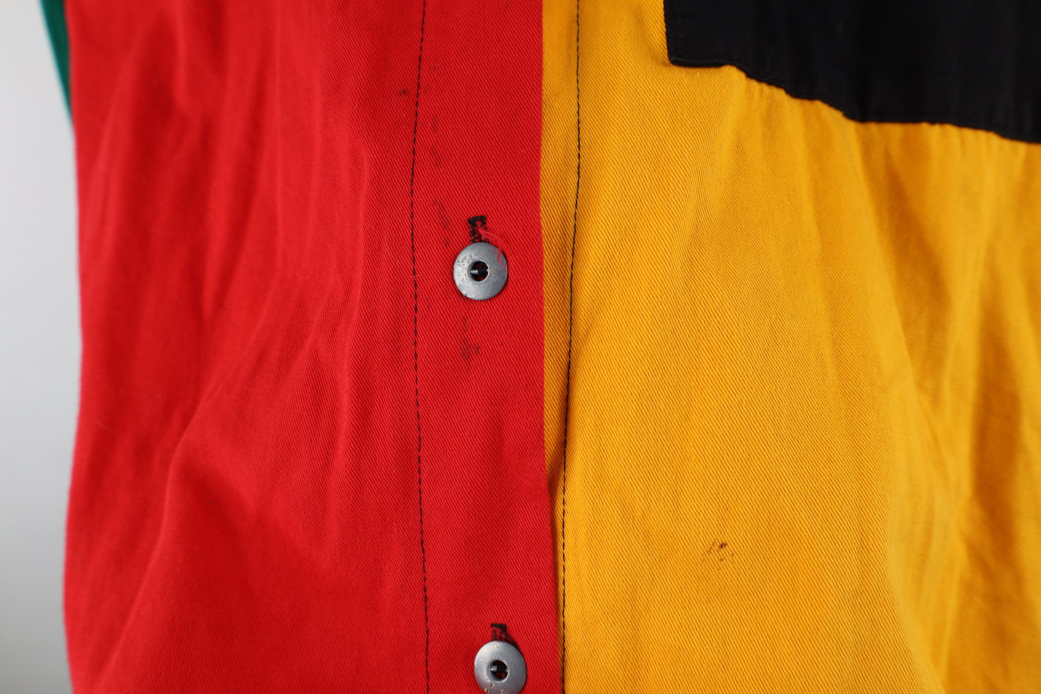 Vintage Vintage 90s Streetwear Baggy Hooded Button Shirt Jacket USA Size S / US 4 / IT 40 - 6 Thumbnail