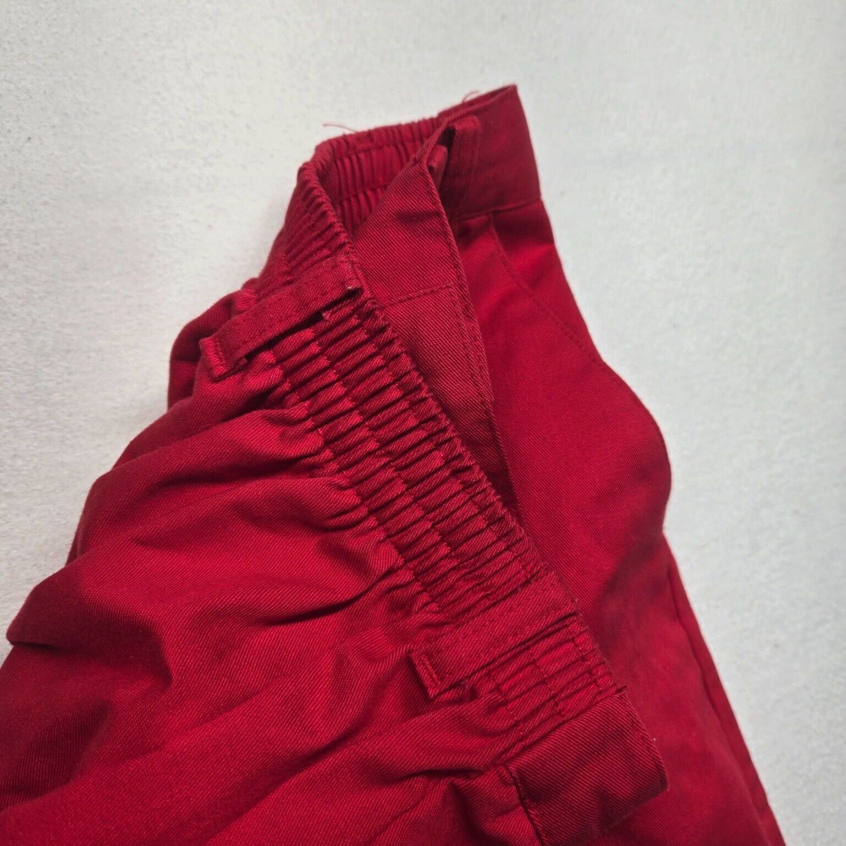 Vintage Bobbie Brooks Women's Red Lounge Pants Sweat Elastic Waist Adult Size 8 Size 30" / US 8 / IT 44 - 6 Thumbnail