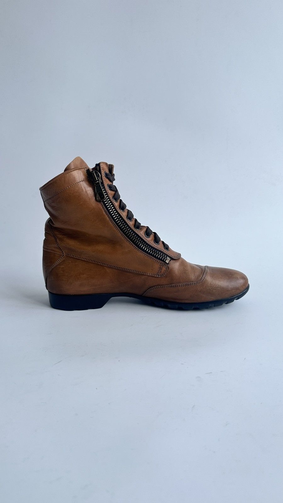 Aeronautica Militare Aeronautica Militare Leather Pilot Boots Meras Zip Italy 42 Size US 9 / EU 42 - 11 Thumbnail