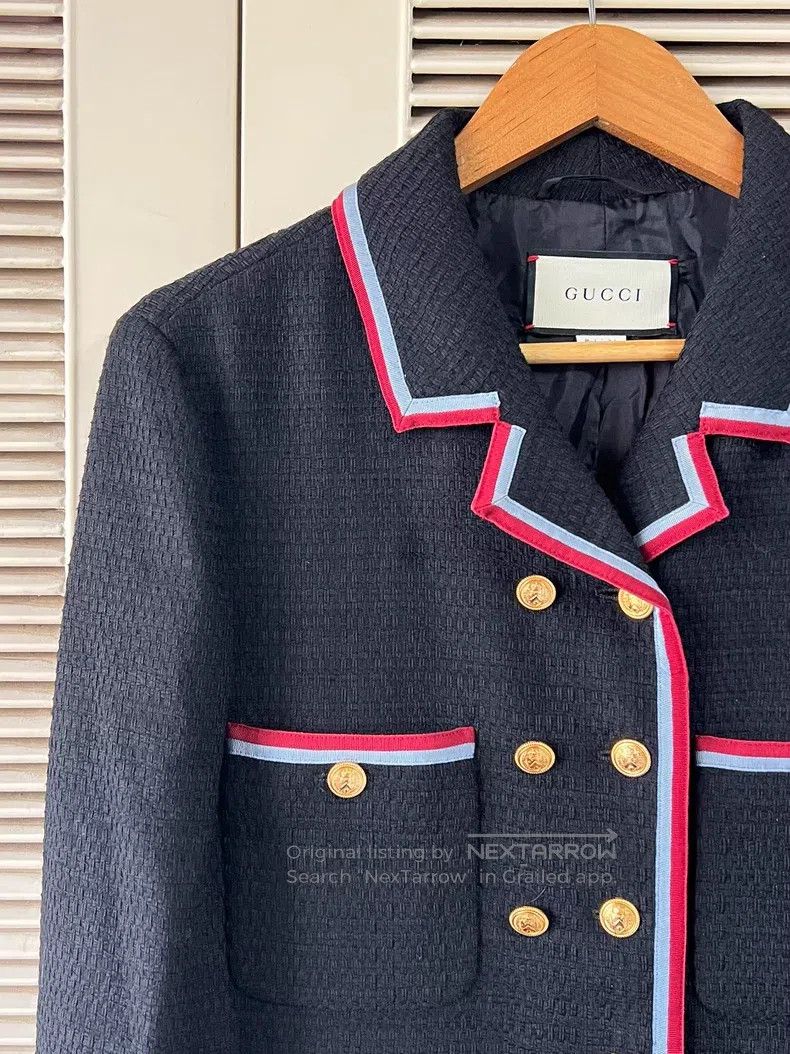 Gucci Gucci Tweed coat Size XS / US 0-2 / IT 36-38 - 4 Thumbnail