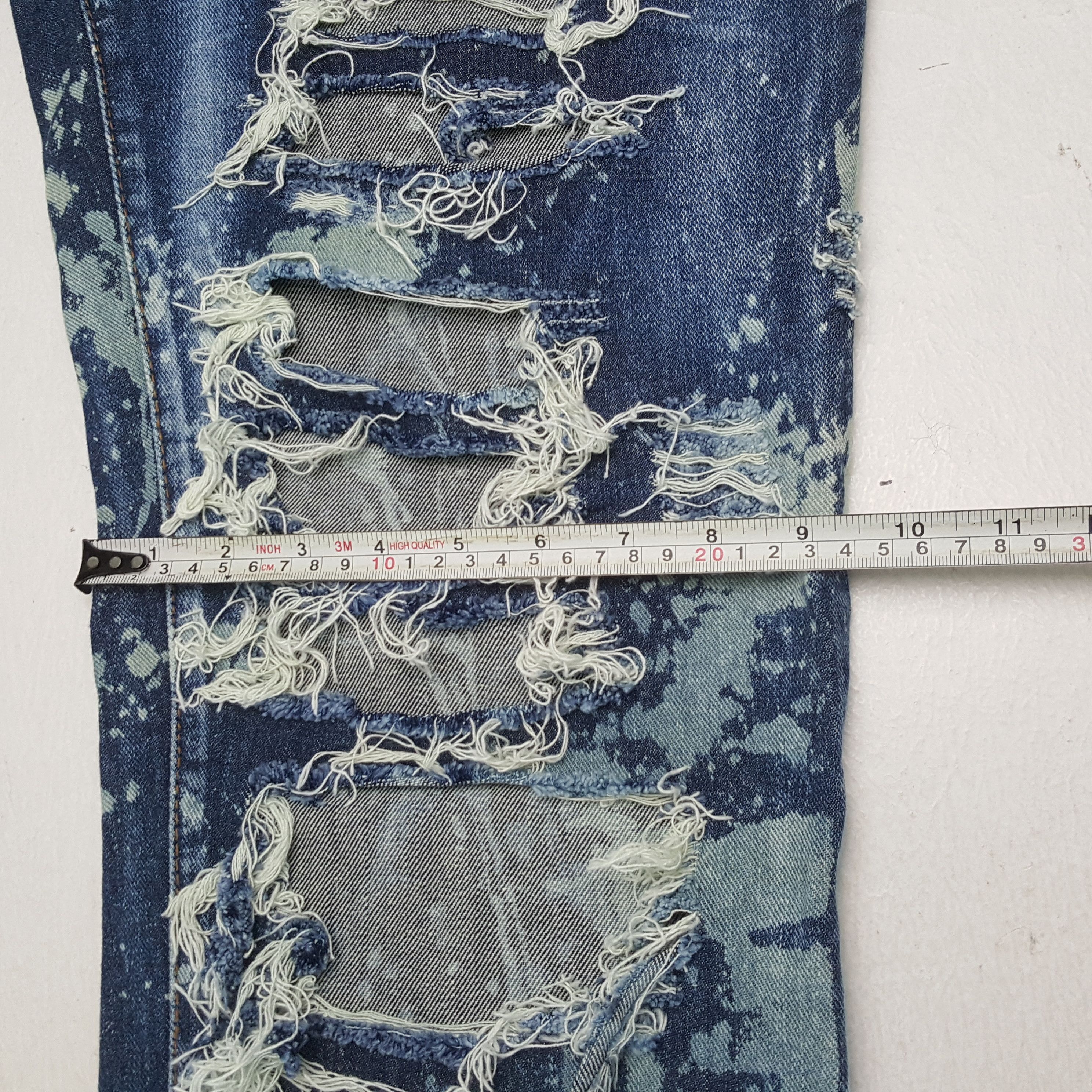 Vintage DENIM EXCHANGE Rare Fashion Style Distressed Jeans Size US 32 / EU 48 - 10 Thumbnail