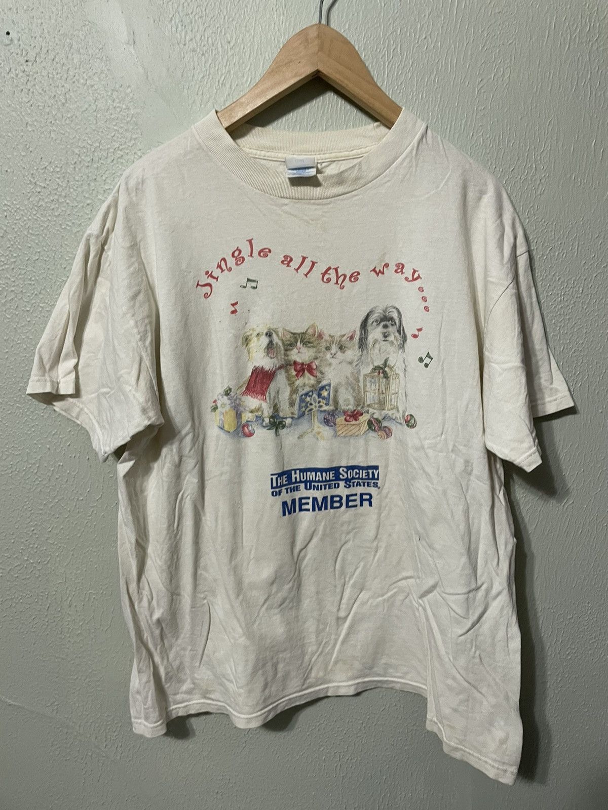 Vintage Vintage Humane Society Jingle All the Way Size US L / EU 52-54 / 3 - 1 Thumbnail