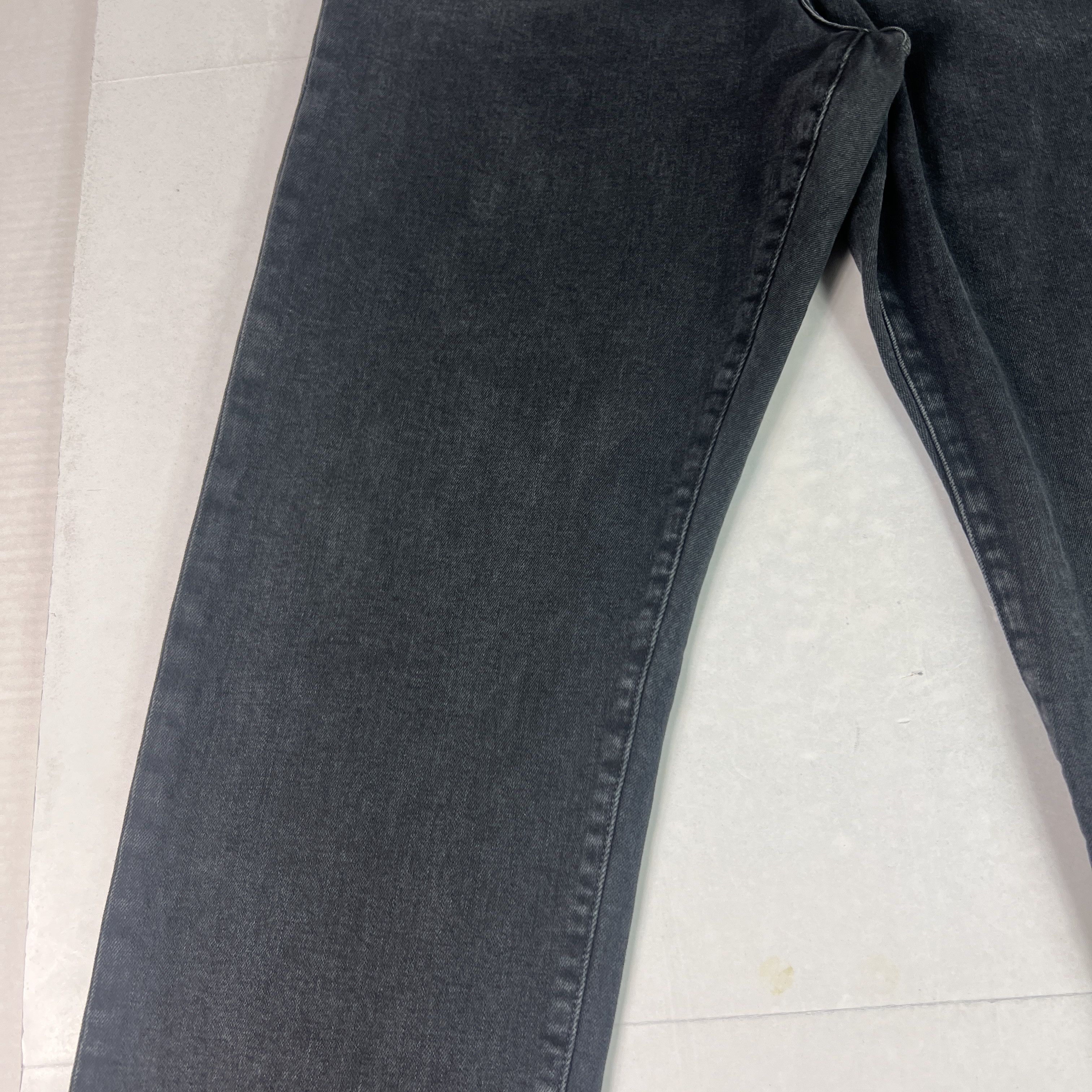 Baldwin Baldwin Jeans Henley Slim Straight Dark Grey Stretch Denim Size US 37 - 4 Thumbnail