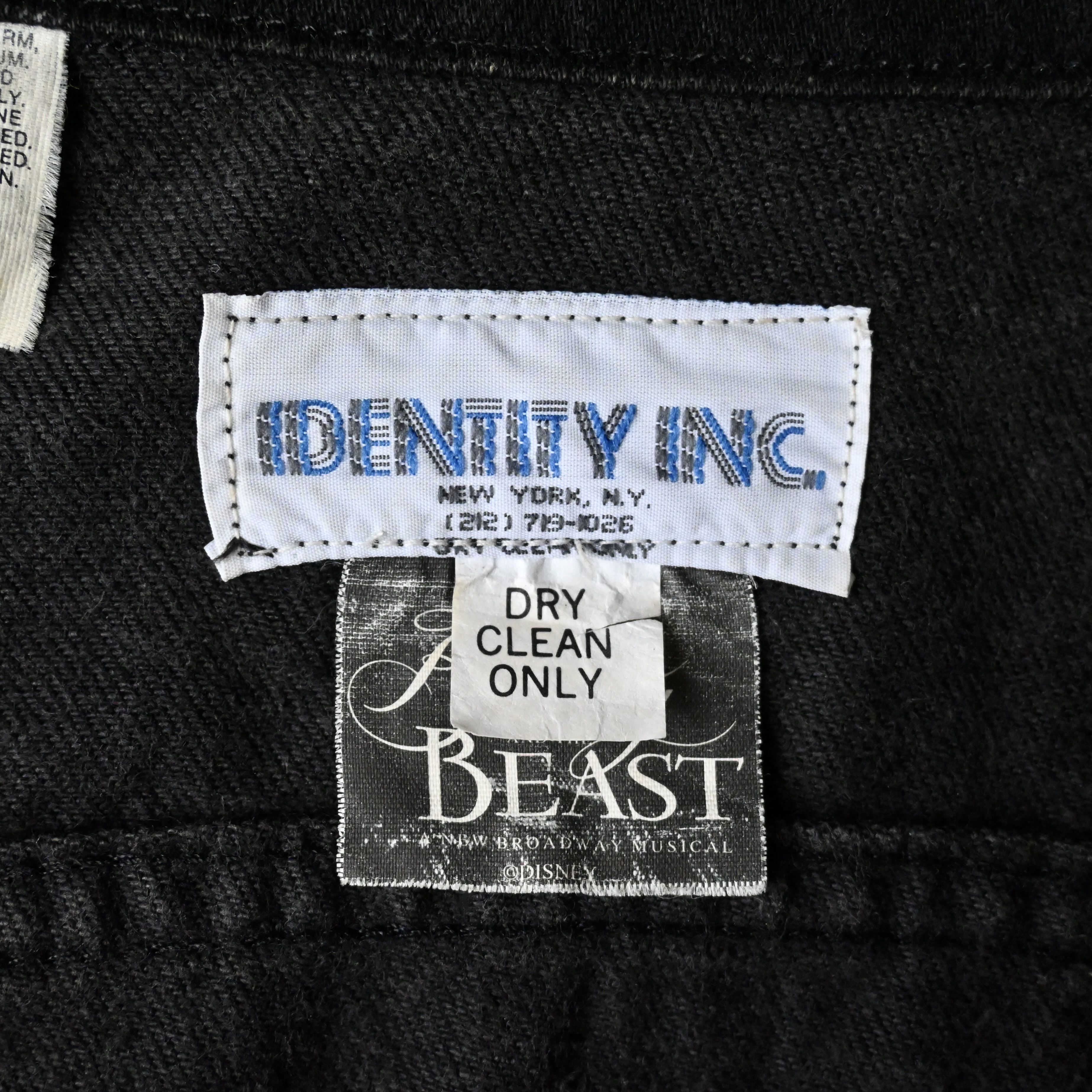 Disney Vtg Lee x Beauty and the Beast black denim trucker jacket Size US S / EU 44-46 / 1 - 8 Thumbnail