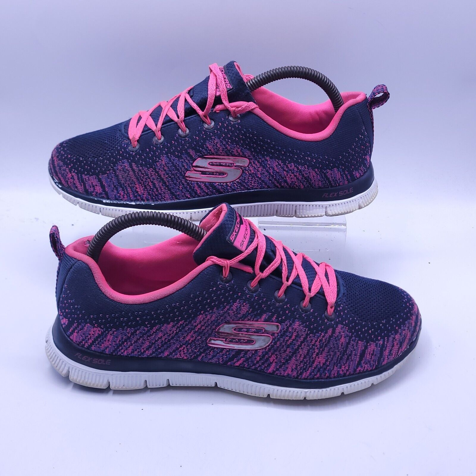SKECHERS Skechers Knit Flex Athletic Shoe Womens Size 8.5 11877W Blue Size US 8.5 / IT 38.5 - 6 Thumbnail