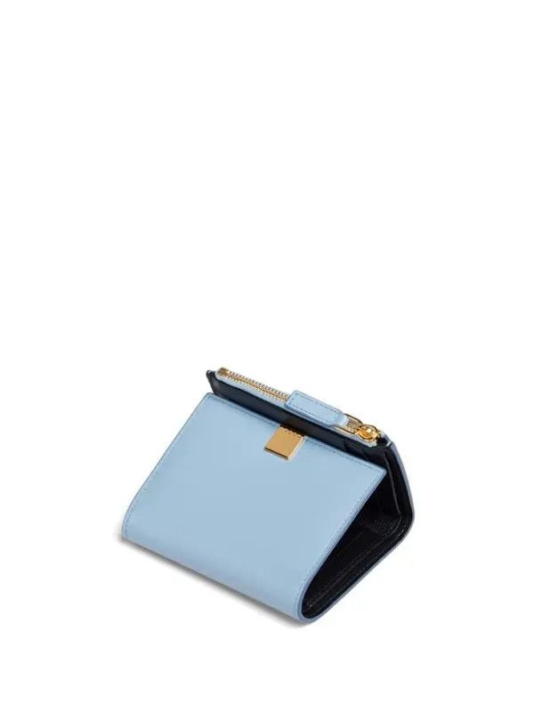 Marni o1f1d3z0525 Size: OS / Tri-Fold Leather Wallet in Blue Size ONE SIZE - 3 Thumbnail