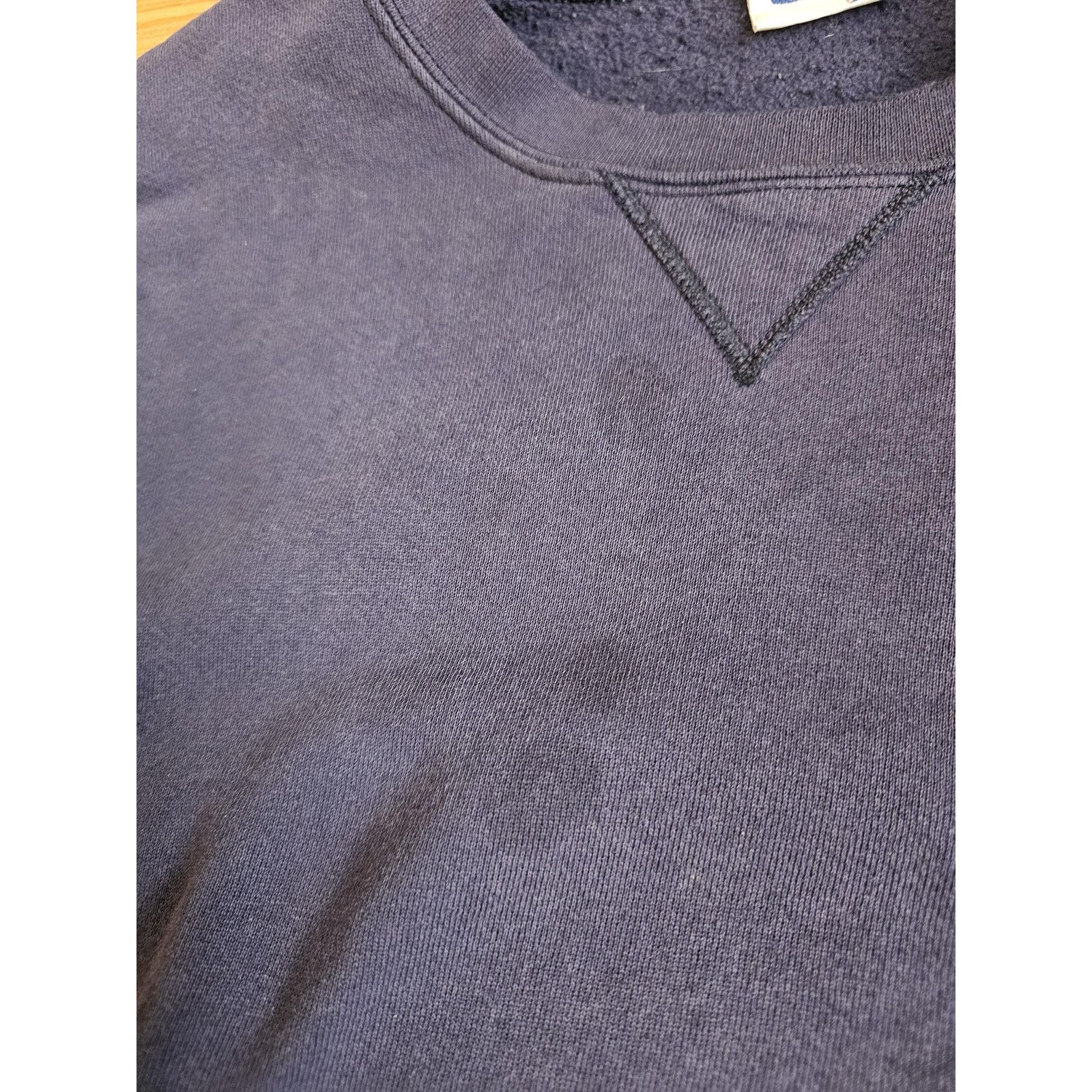 Other BIKE Plain Blank V-stitch Sweatshirt Navy Blue Sz XL 1990s Size US XL / EU 56 / 4 - 6 Thumbnail