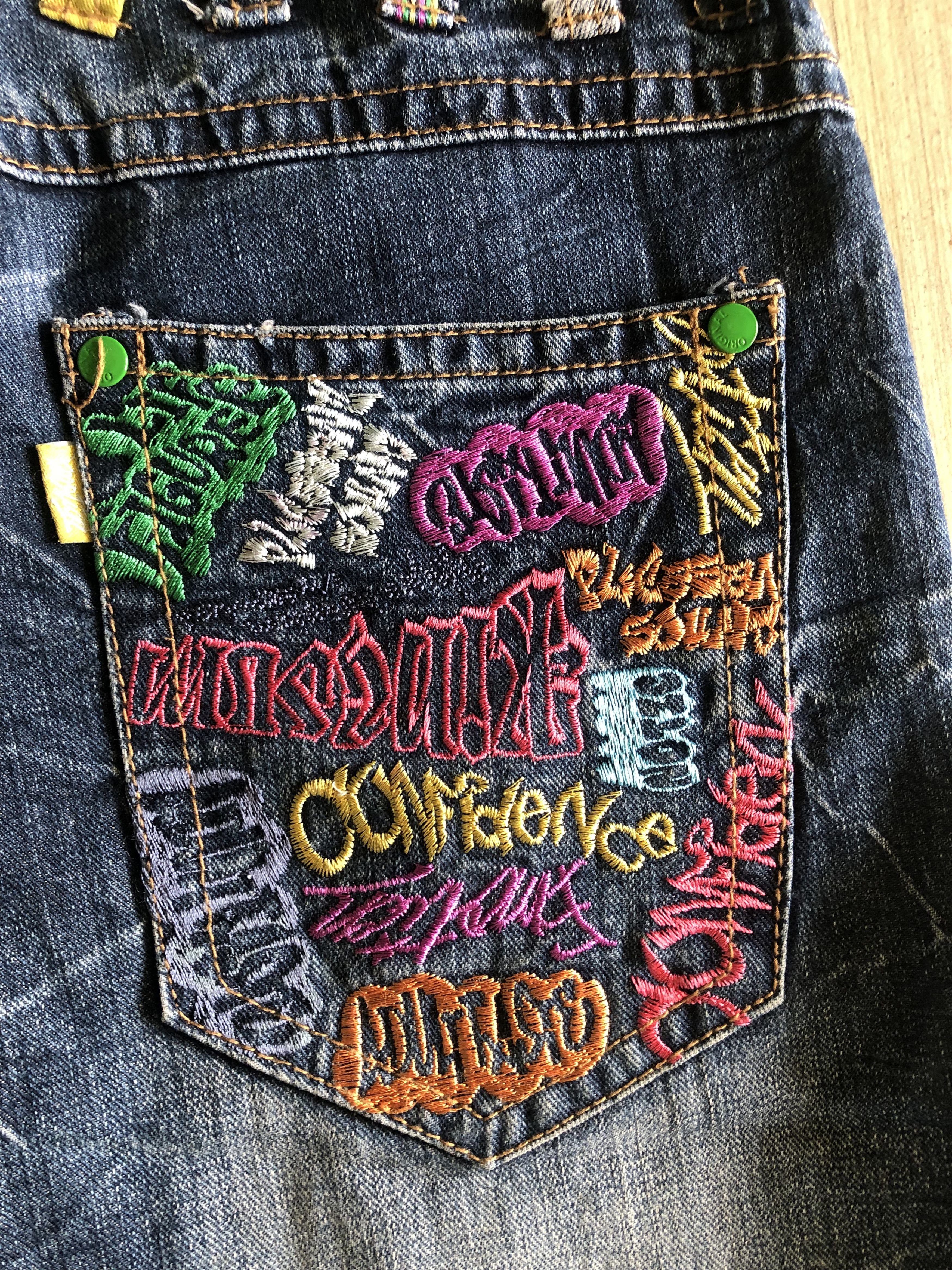 If Six Was Nine vintage sorridere japanese double waist straight cut jeans Size US 31 - 5 Thumbnail