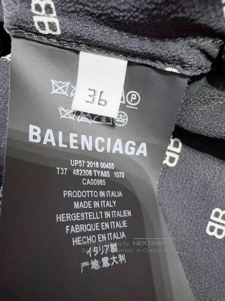Balenciaga Balenciaga Double B logo shirt Size L / US 10 / IT 46 - 4 Thumbnail