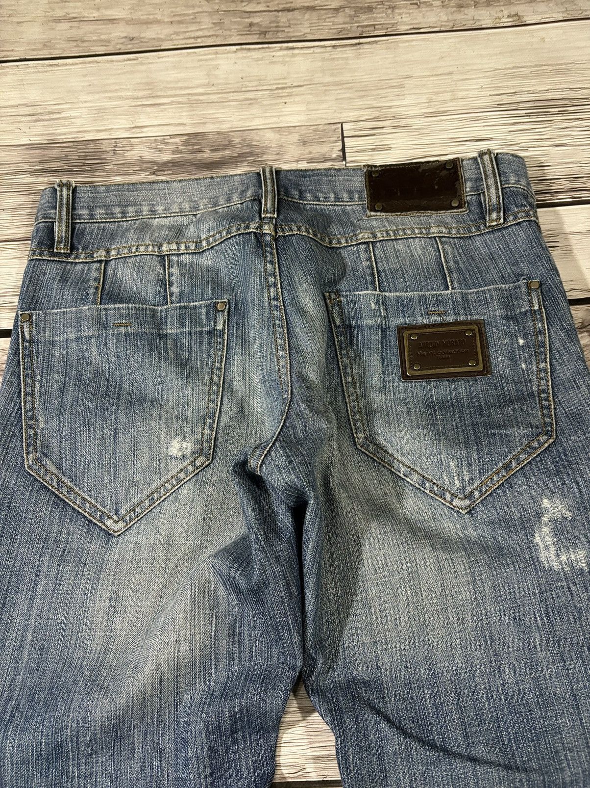 Hysteric Glamour 💥 HYSTERIC GLAMOUR BALENCIAGA STYLE JAPANESE JEANS Size US 32 / EU 48 - 7 Thumbnail