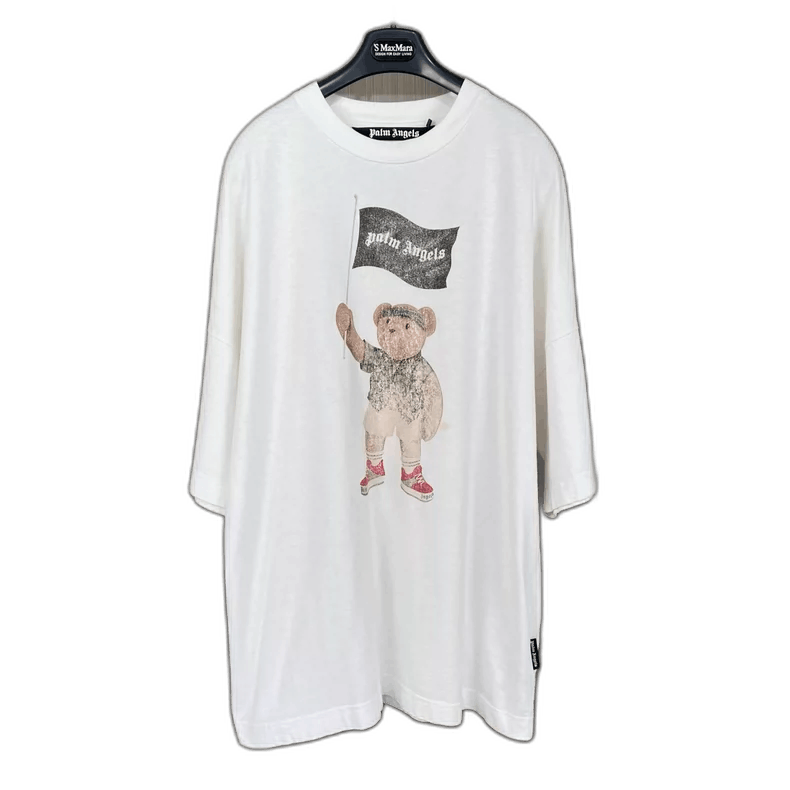 Palm Angels Palm Angels Bear Graphic Short Sleeve Shirt Size US S / EU 44-46 / 1 - 1 Thumbnail