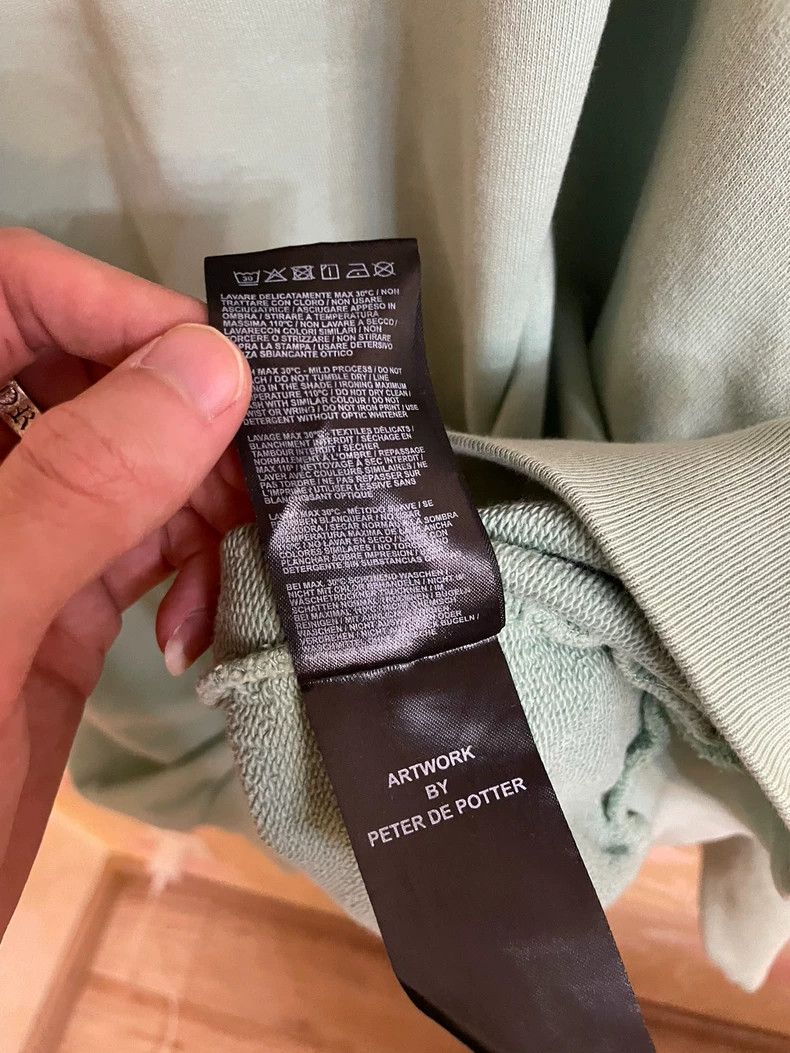 Raf Simons Raf simons Mint green damage sweatshirt Size US M / EU 48-50 / 2 - 6 Thumbnail