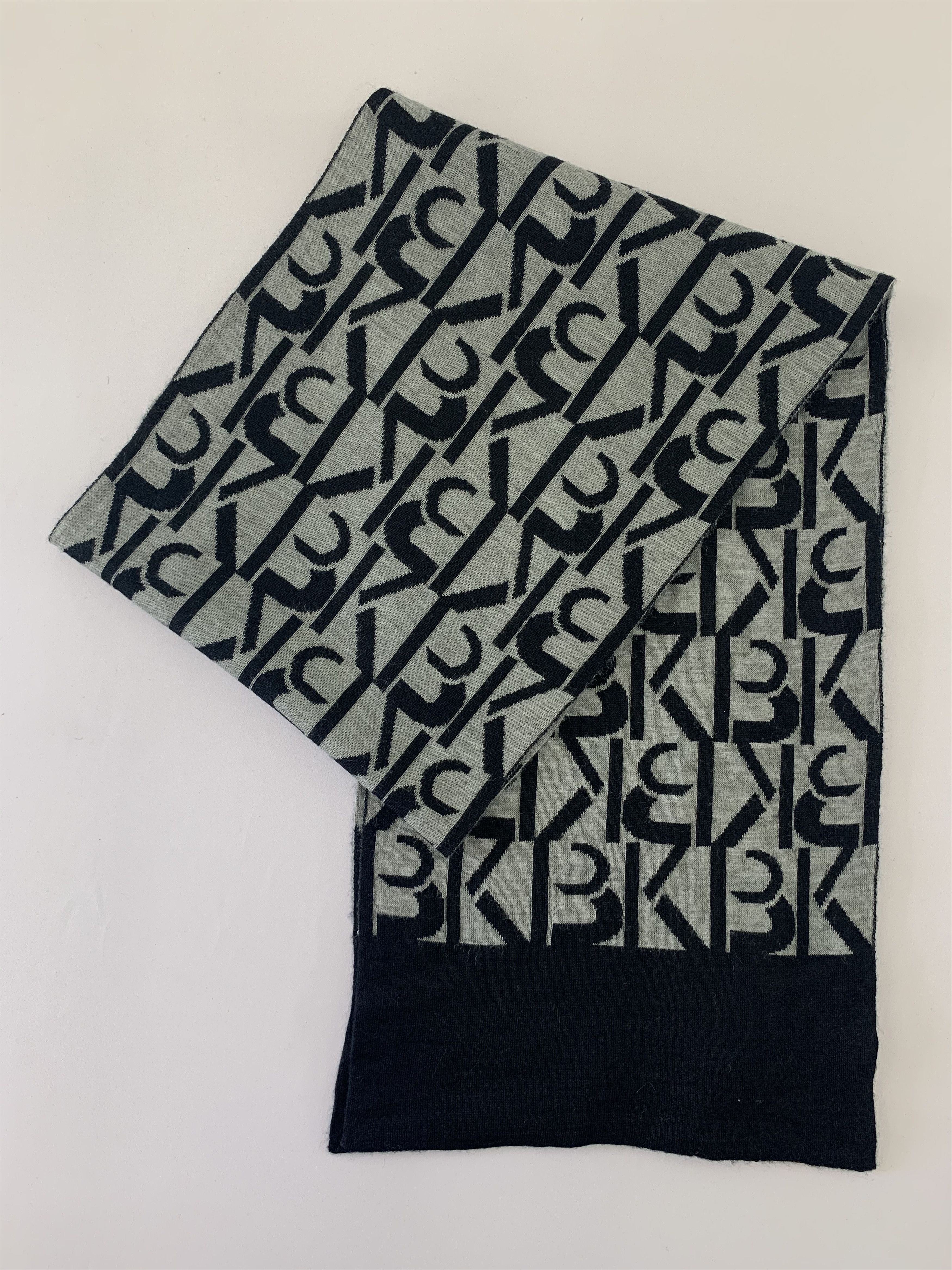 Krizia Uomo Krizia Scarf Wool Muffler Neck Wrap BL4122 Size ONE SIZE - 2 Thumbnail