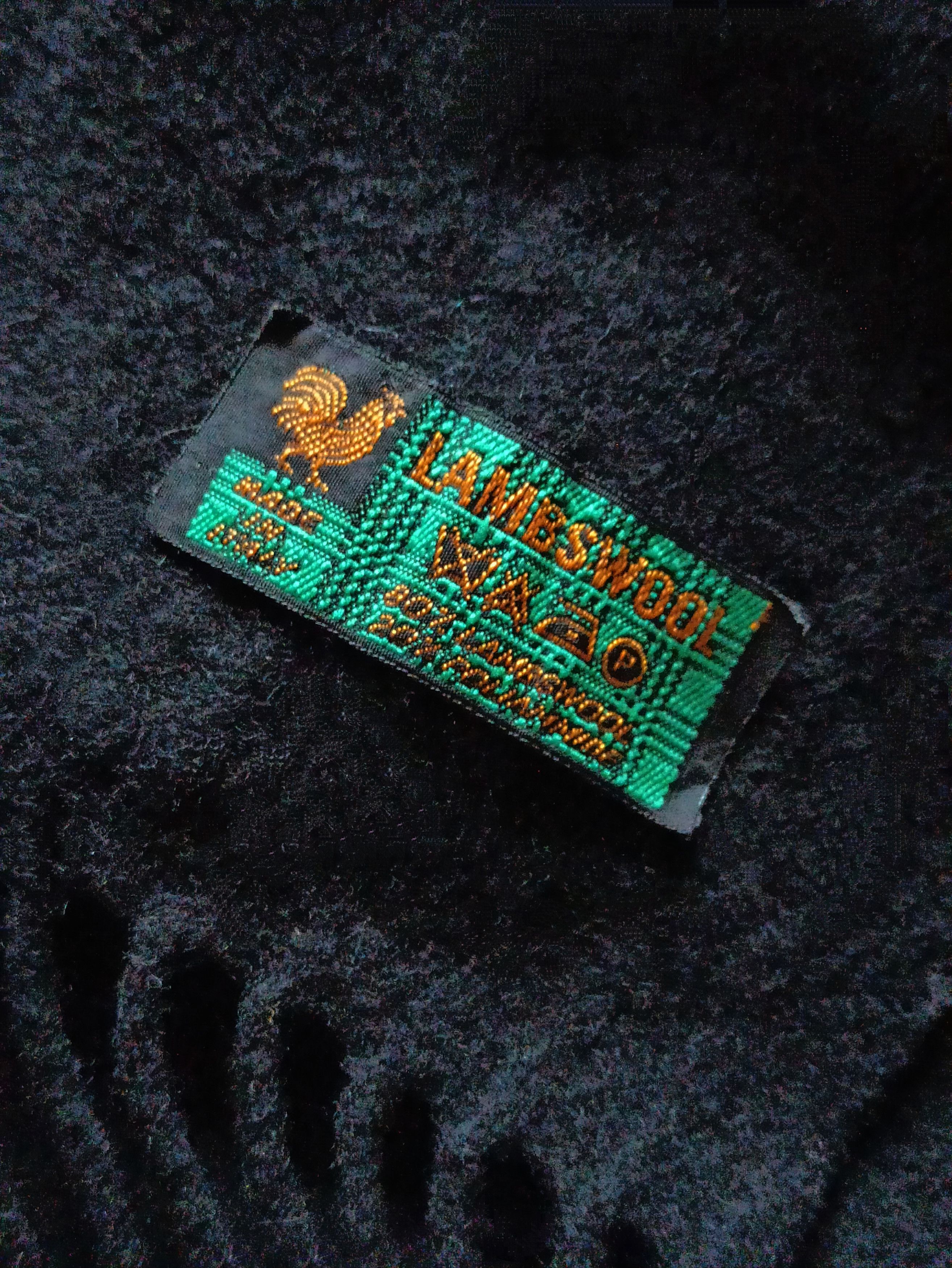 Vintage Vintage wool poncho, Italy Size ONE SIZE - 2 Thumbnail