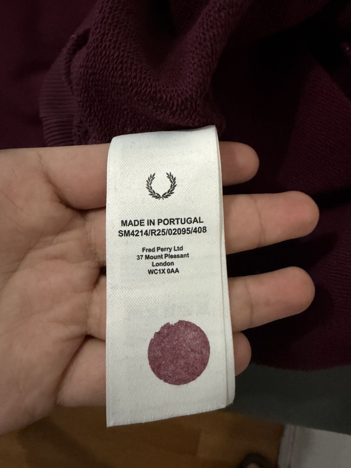 Fred Perry × Raf Simons FUTURE STRINGS Oversize Raf Simons Collab Hoodie Size US L / EU 52-54 / 3 - 4 Thumbnail