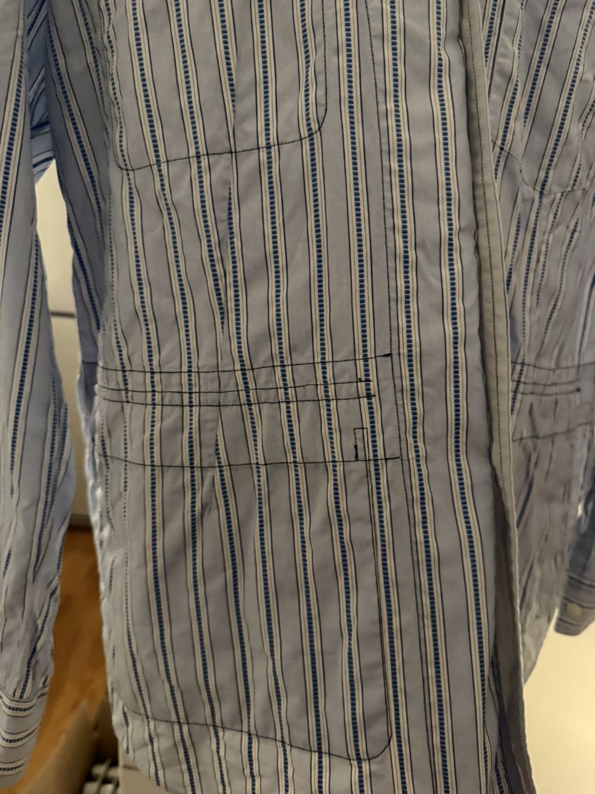 Comme des Garcons SHIRT Comme des Garçons SHIRT Trompe l’Oeil Cargo Striped Shirt Size US M / EU 48-50 / 2 - 6 Thumbnail