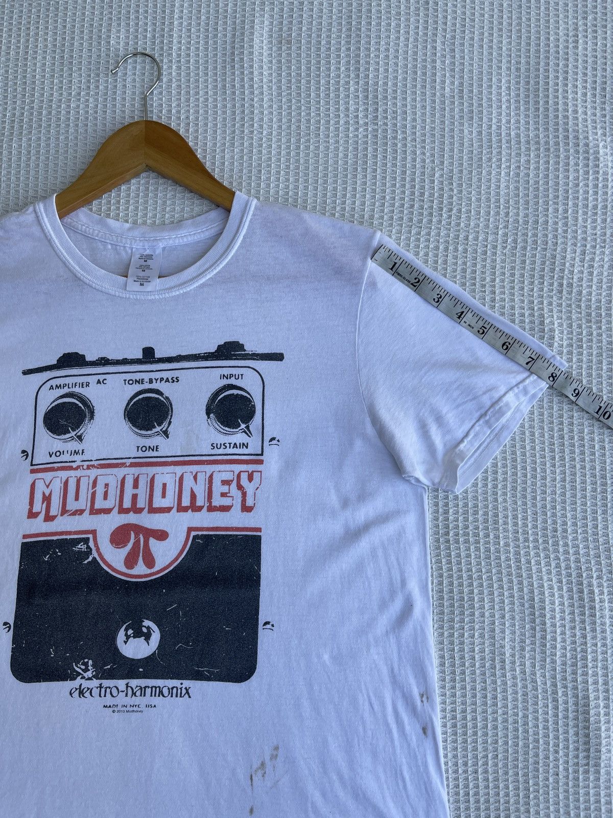 Band Tees Last Drop🔥Rare🔥Vintage MUDHONEY Electro Harmonix T Shirt Size US M / EU 48-50 / 2 - 10 Thumbnail