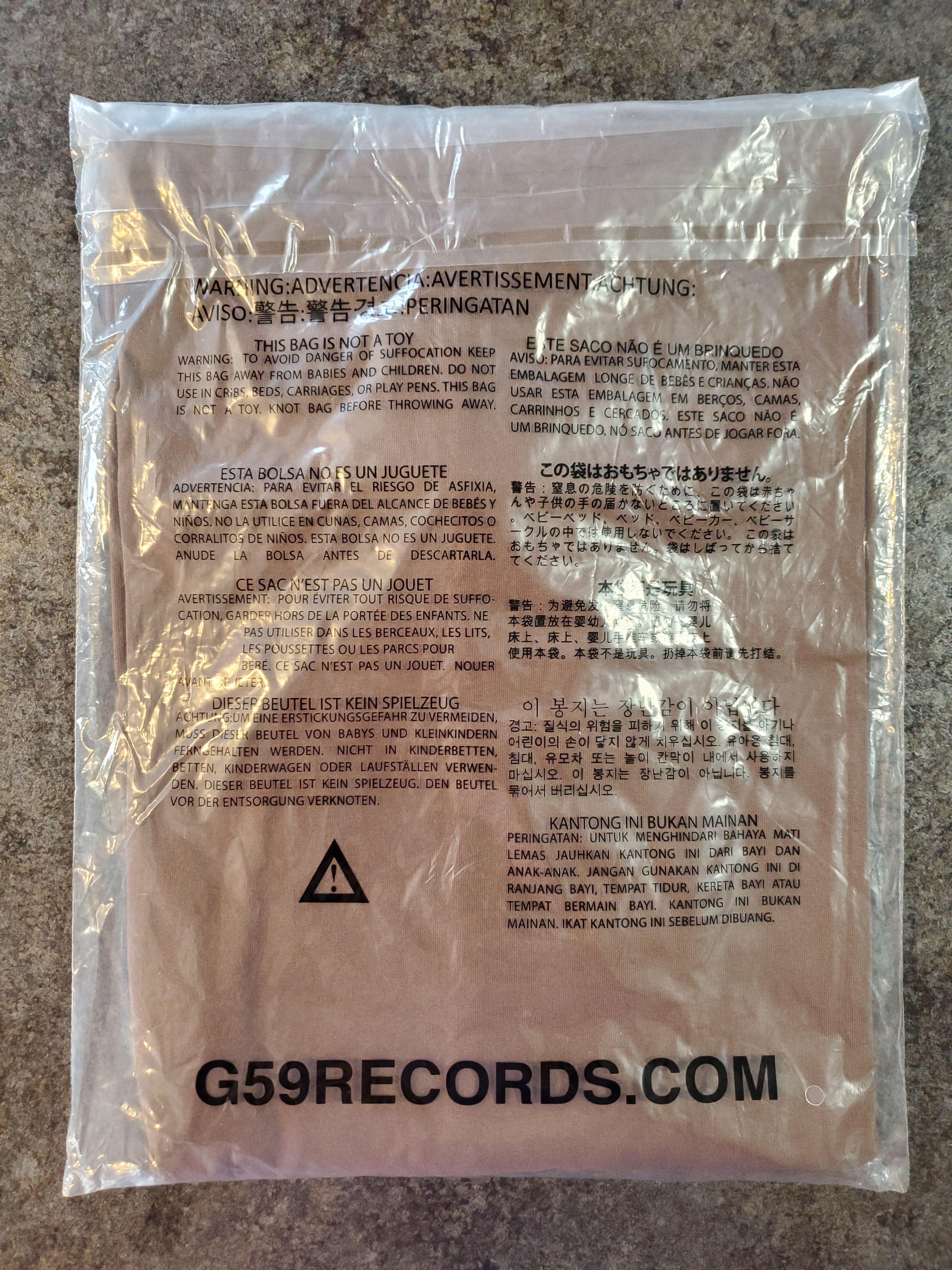 G59 Records Suicideboys G59 Logo Long Sleeve Tee Brown NEW Size US L / EU 52-54 / 3 - 2 Thumbnail
