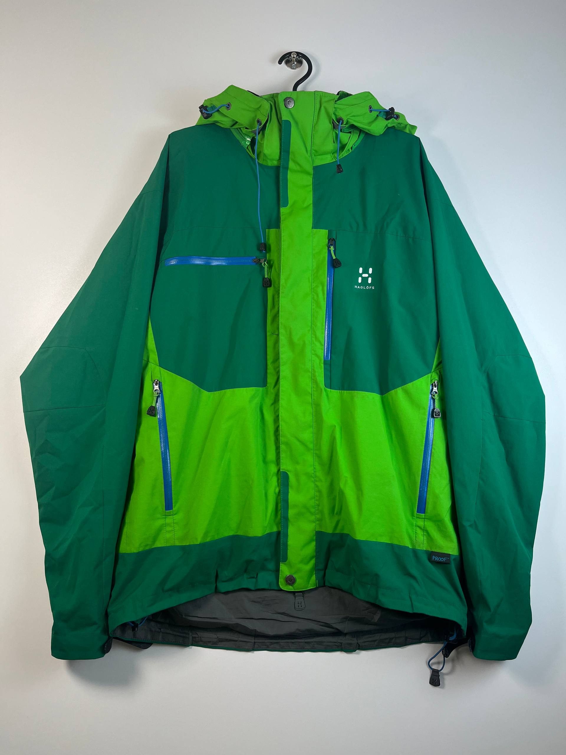 Haglofs Haglofs Proof Jacket Green Lime Waterproof Hiking Ski Size L Size L / US 10 / IT 46 - 1 Thumbnail