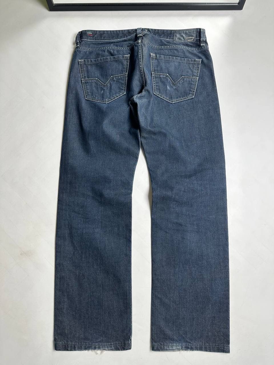 Diesel Vintage 00s Diesel Washed Wide Japan Jeans Streetwear Size US 34 / EU 50 - 6 Thumbnail