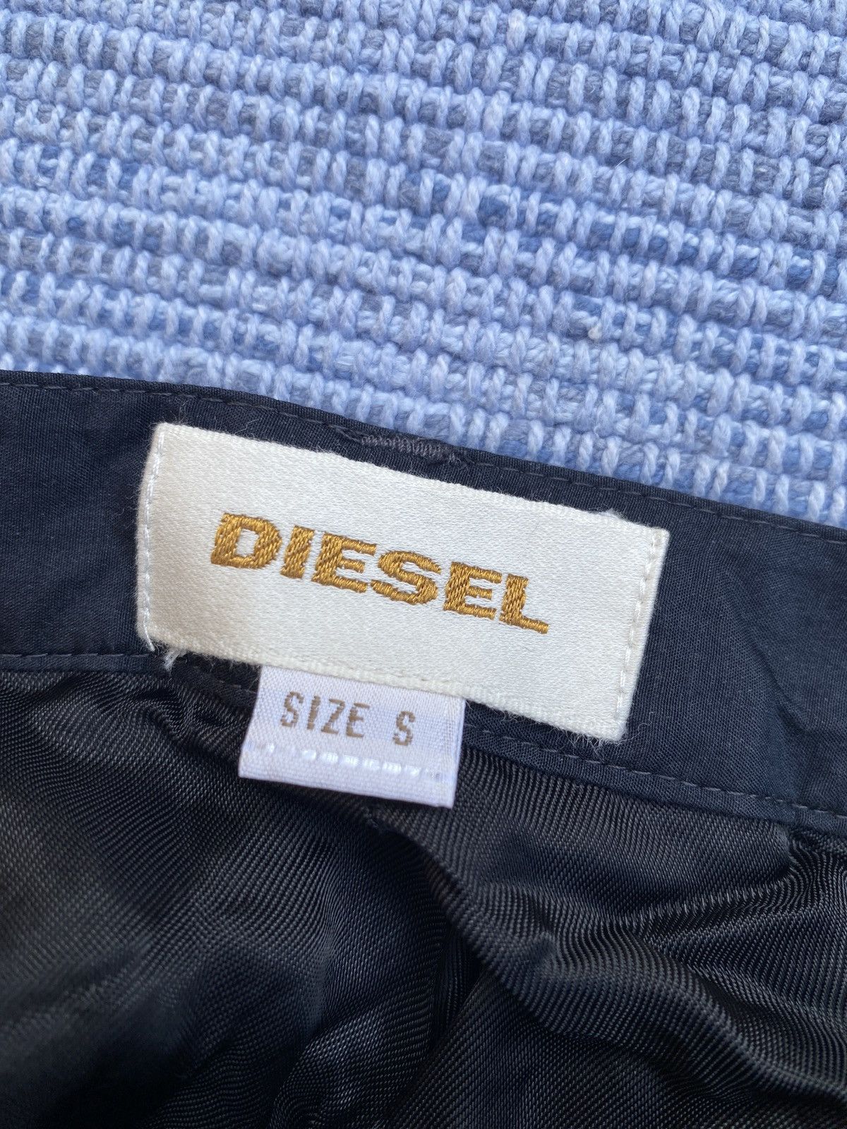 Diesel black silk cotton mini skirt Size 26" / US 2 / IT 38 - 8 Thumbnail