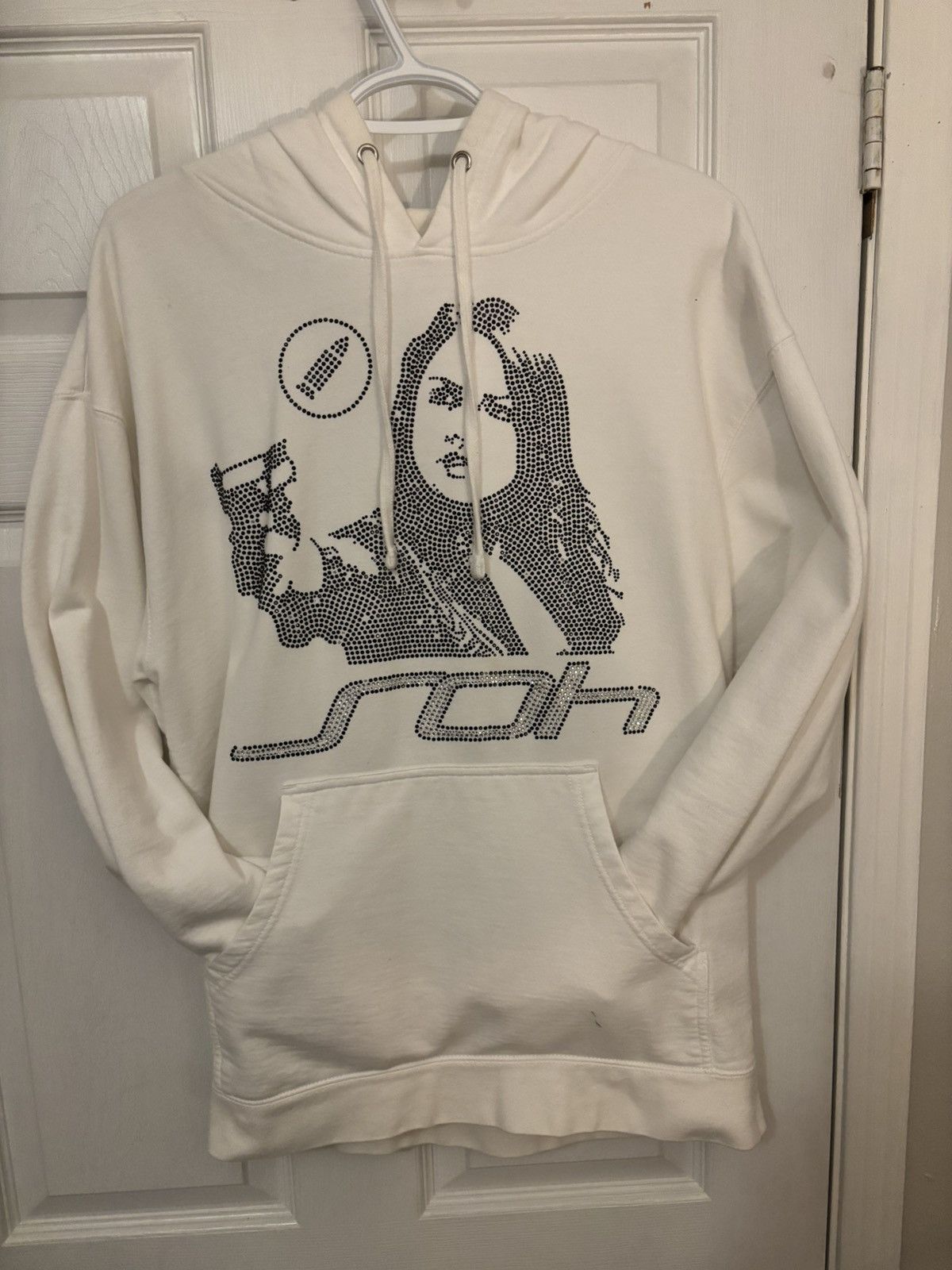 Japanese Brand × Vintage South of heaven rhinestone hoodie Size US L / EU 52-54 / 3 - 1 Thumbnail
